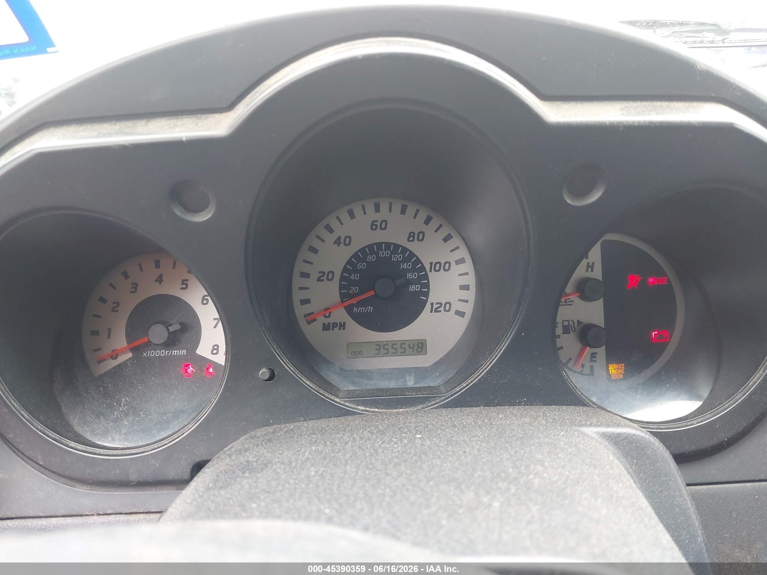 2004 Nissan Frontier Xe Beige vin: 1N6DD26T44C477745