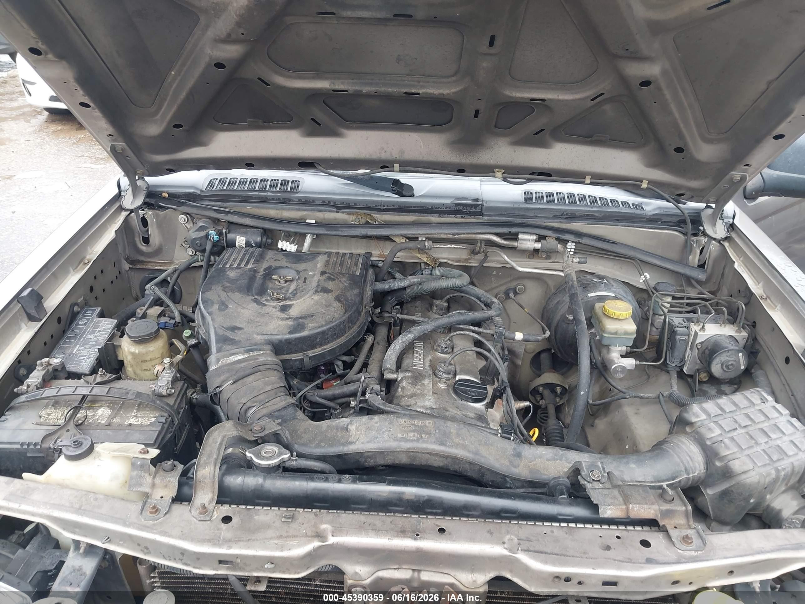 2004 Nissan Frontier Xe Beige vin: 1N6DD26T44C477745