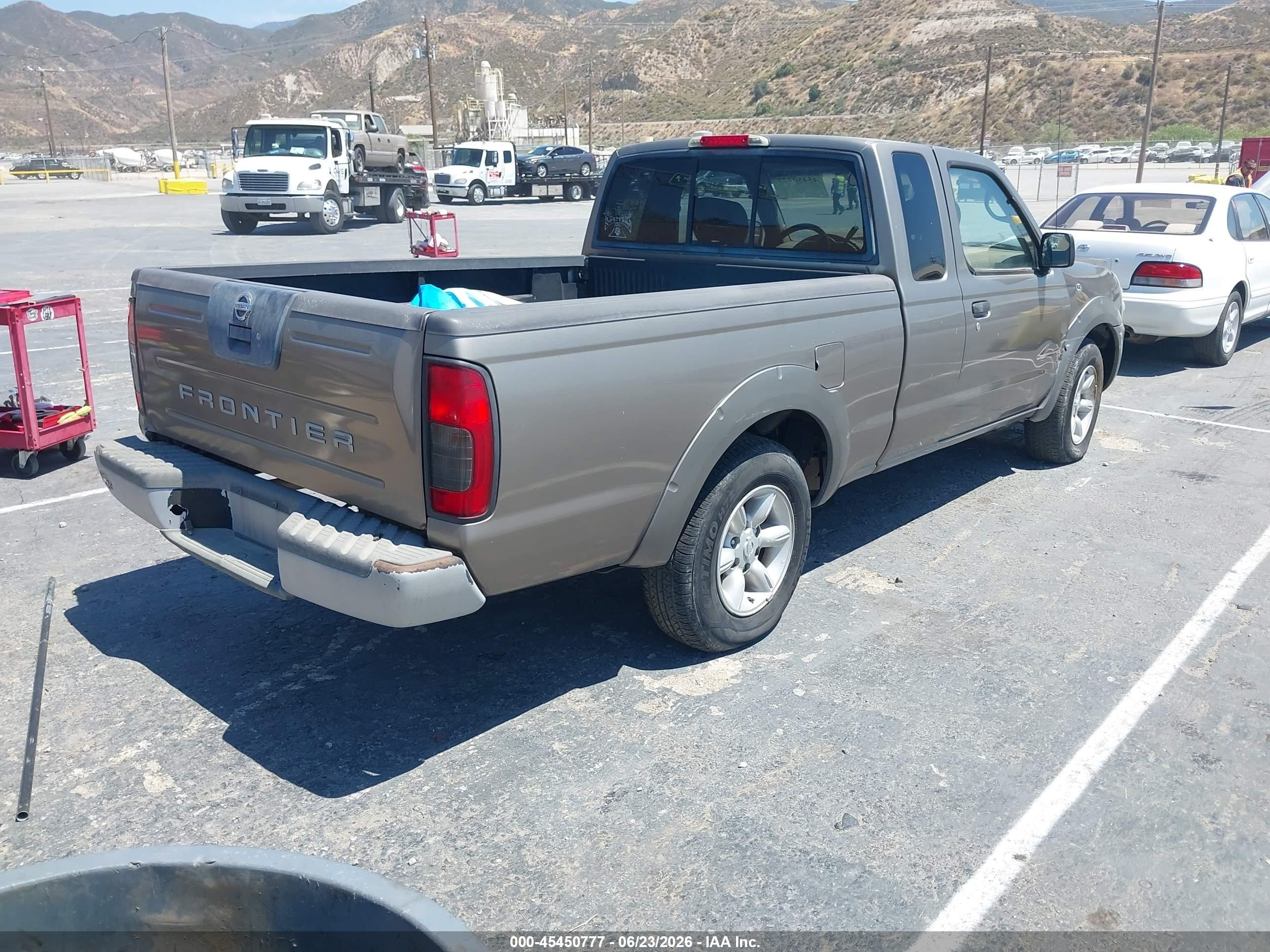 2003 Nissan Frontier Xe Бежевый vin: 1N6DD26T63C414273