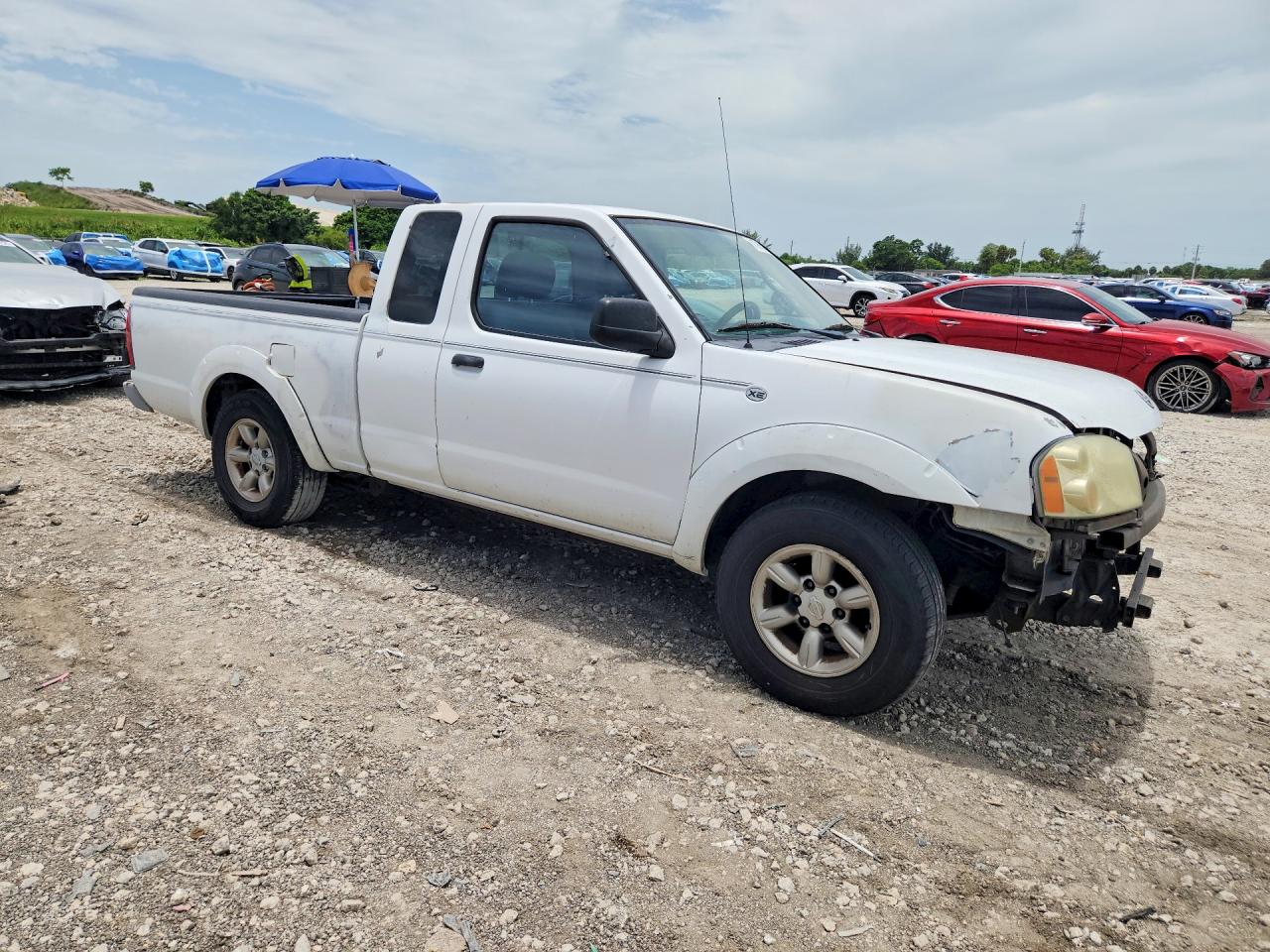 2004 Nissan Frontier King Cab Xe White vin: 1N6DD26T64C407485