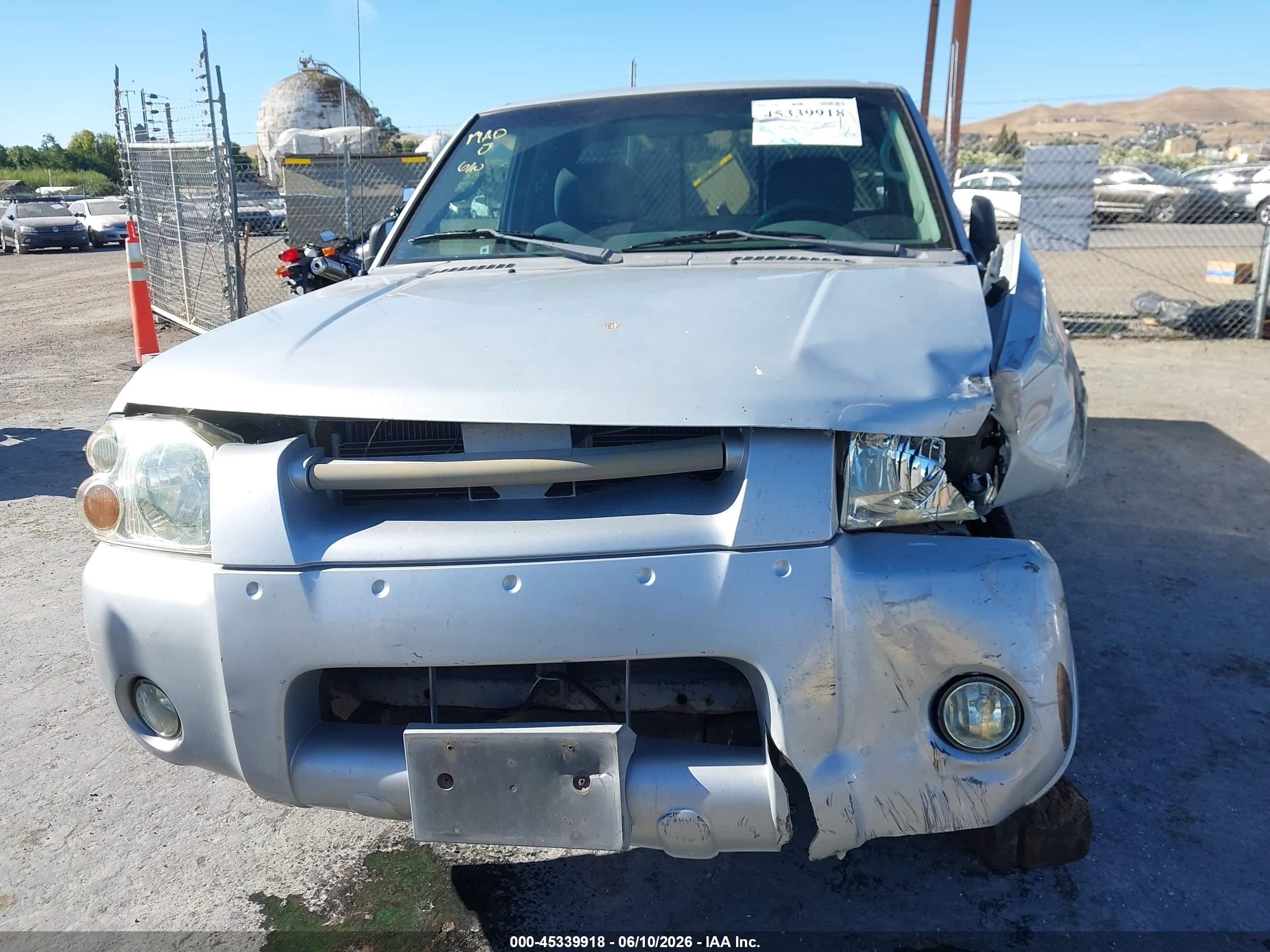2004 Nissan Frontier Xe Silver vin: 1N6DD26T64C453656