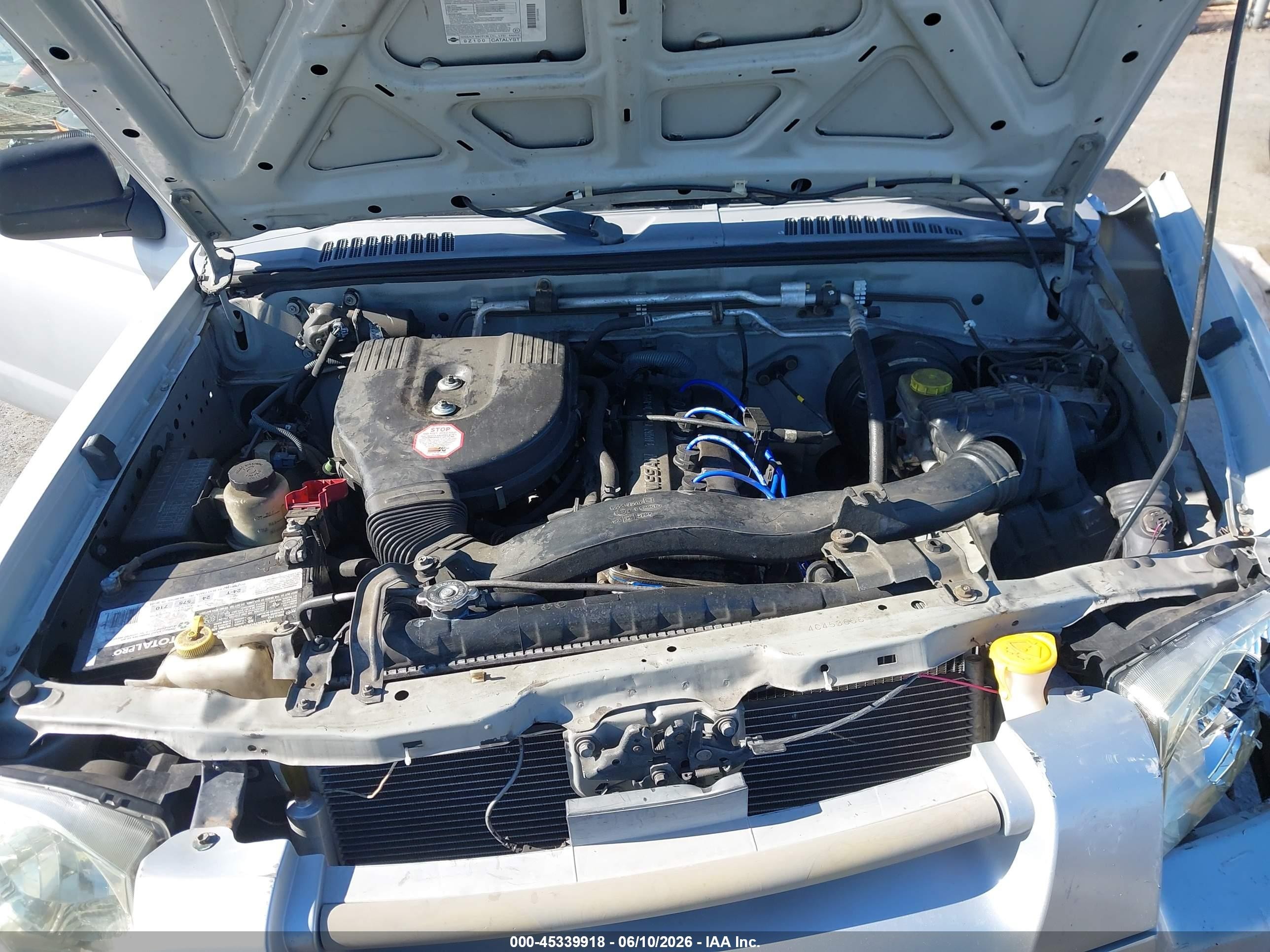 2004 Nissan Frontier Xe Silver vin: 1N6DD26T64C453656
