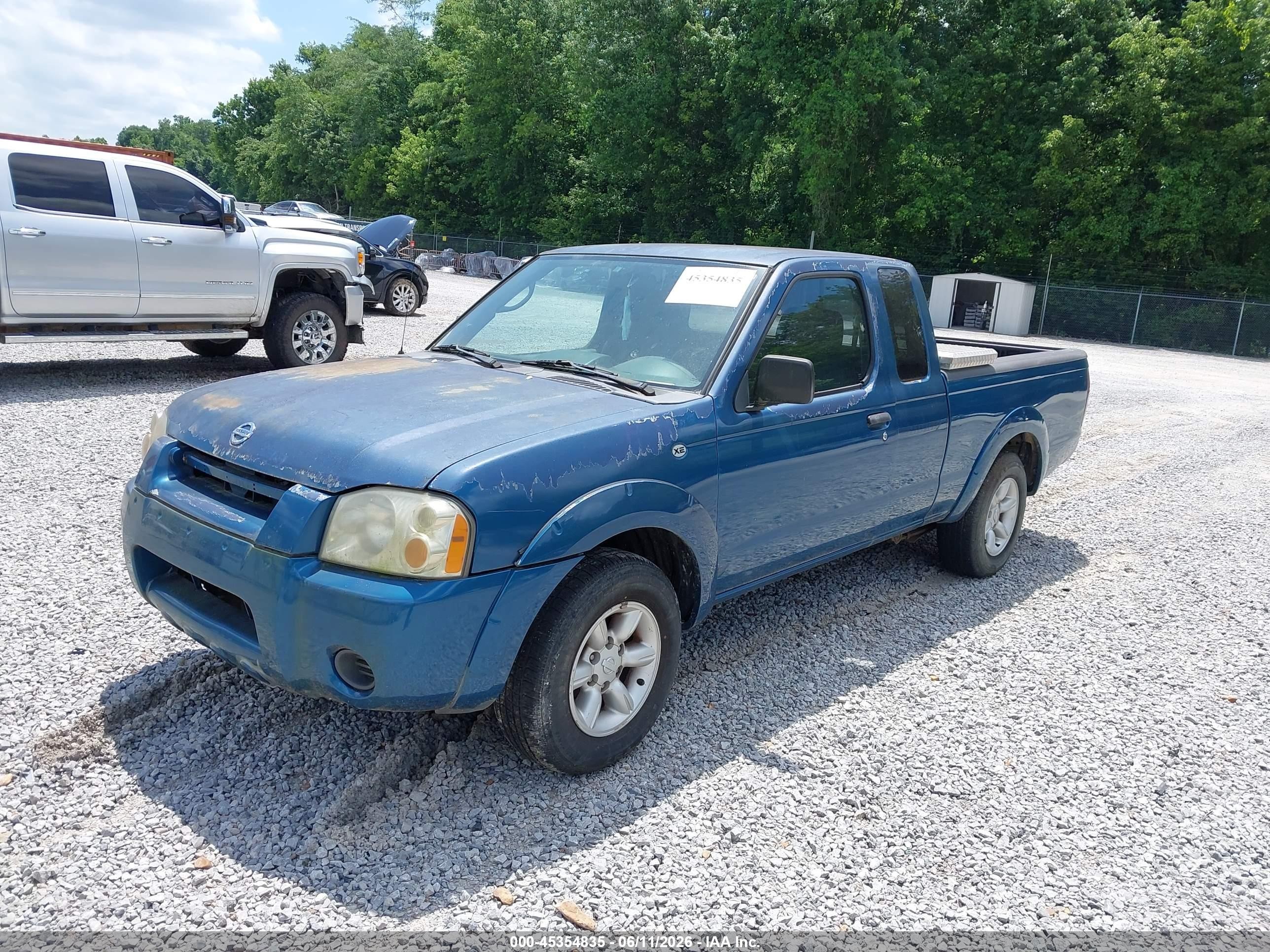 2003 Nissan Frontier Xe Blue vin: 1N6DD26T73C430725