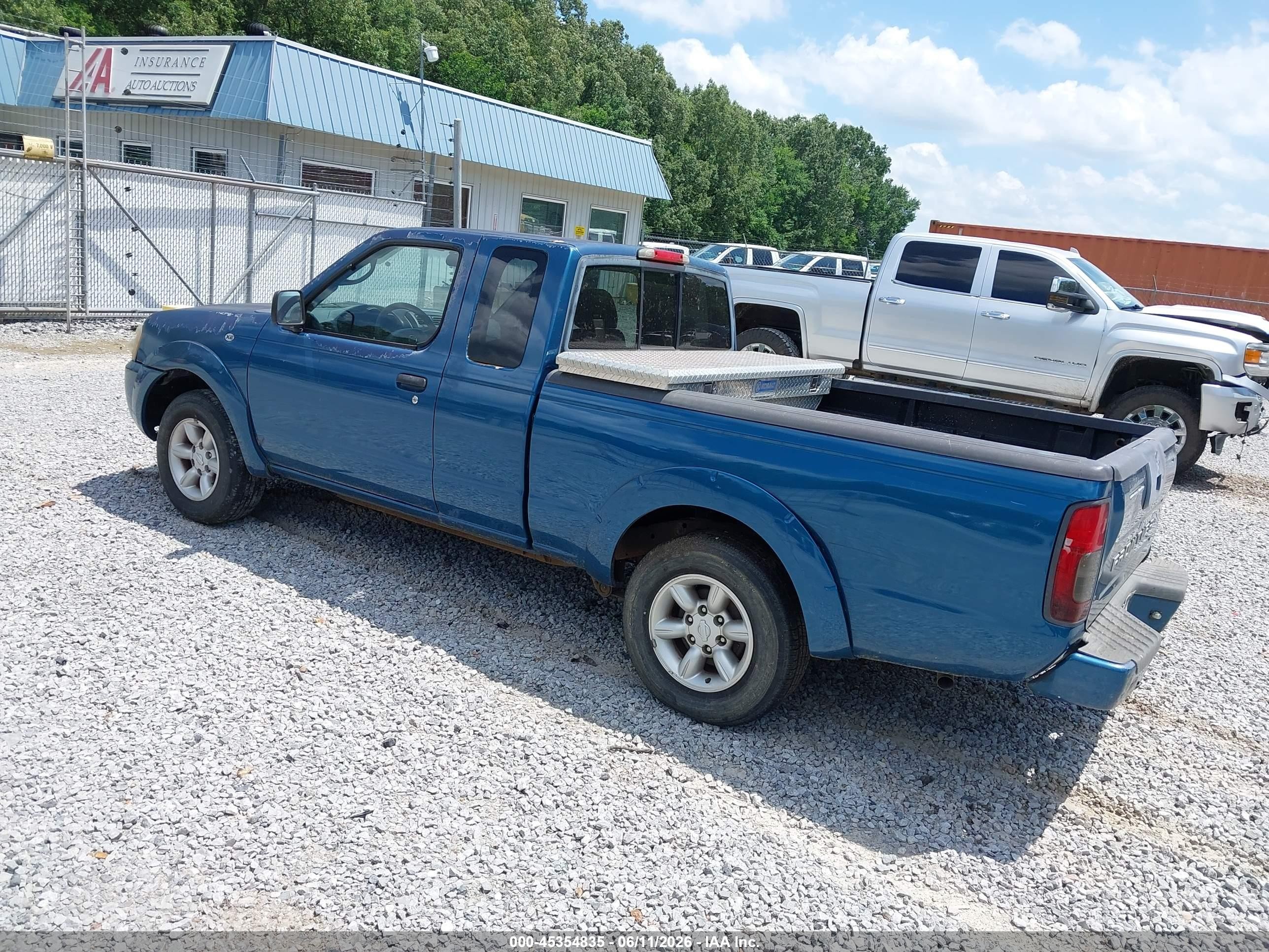 2003 Nissan Frontier Xe Blue vin: 1N6DD26T73C430725