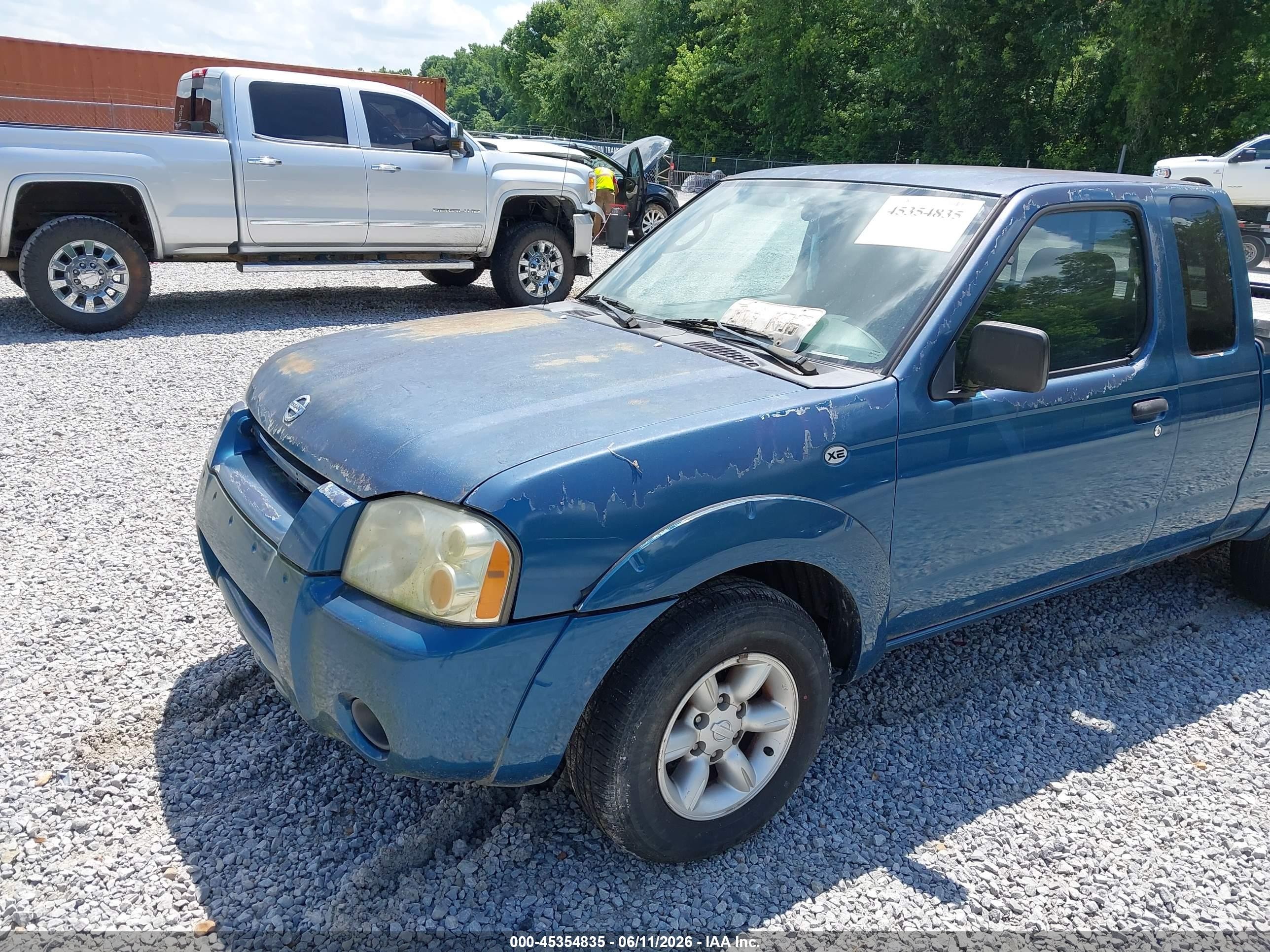 2003 Nissan Frontier Xe Blue vin: 1N6DD26T73C430725