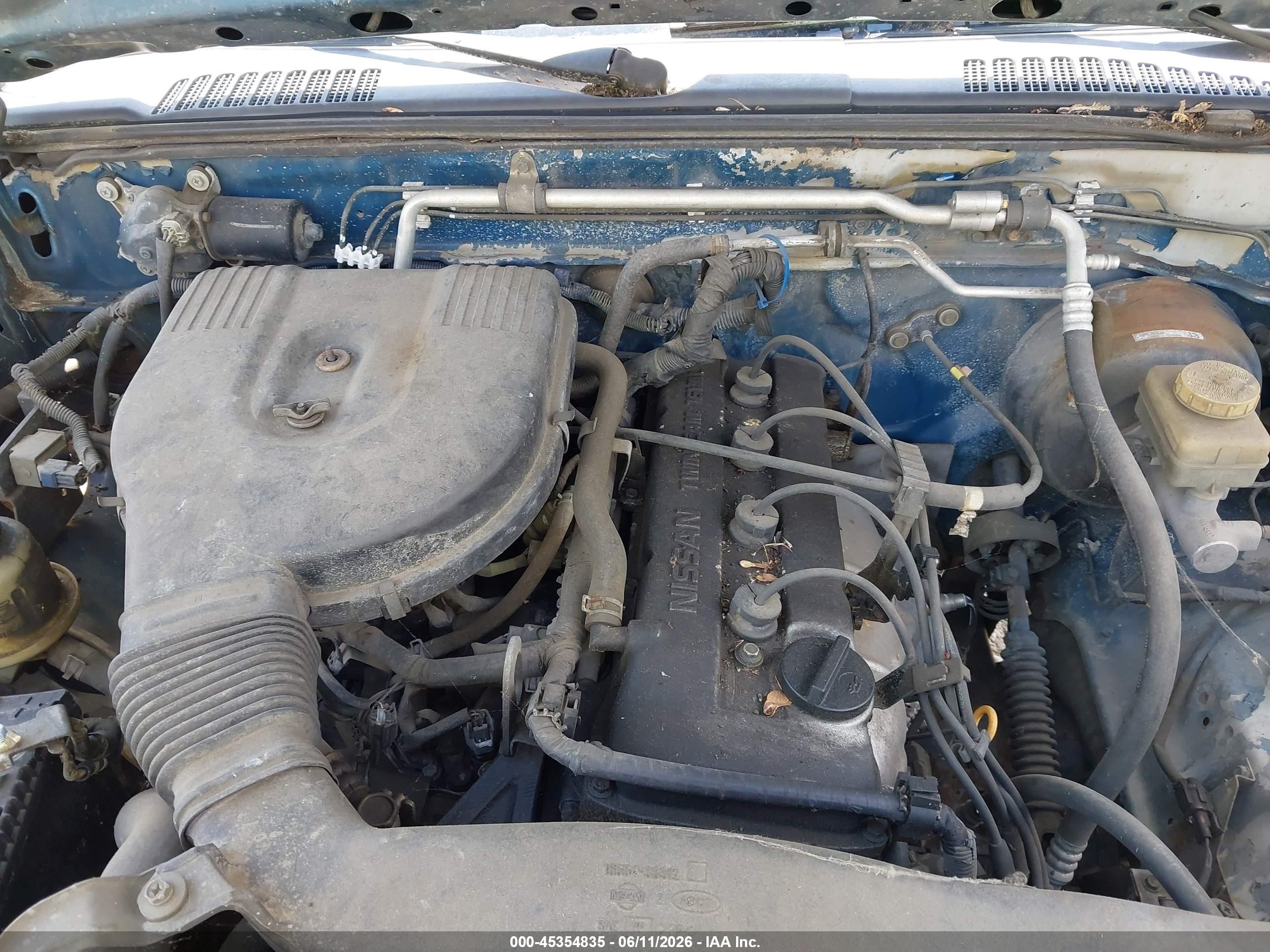 2003 Nissan Frontier Xe Blue vin: 1N6DD26T73C430725