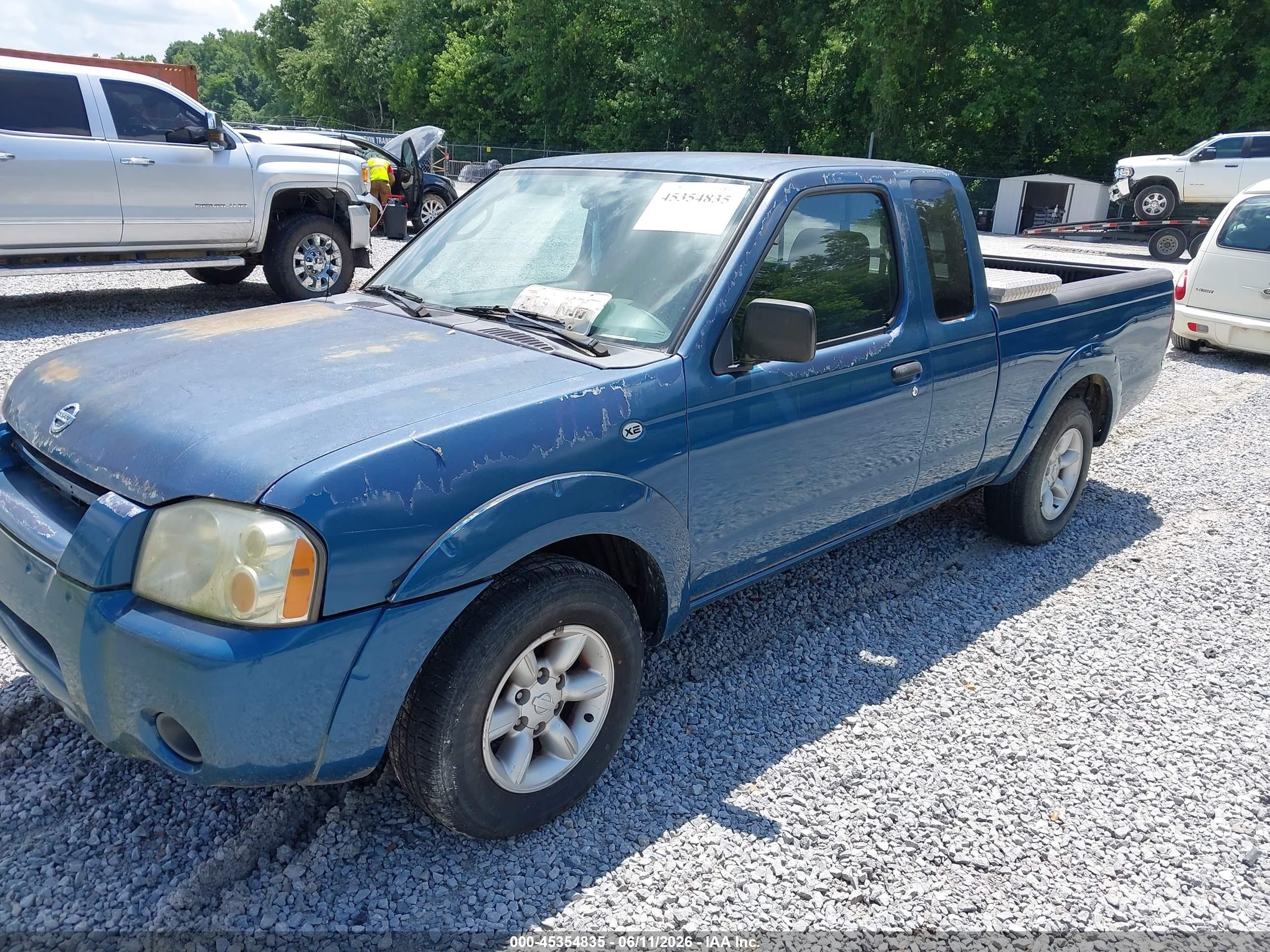 2003 Nissan Frontier Xe Blue vin: 1N6DD26T73C430725