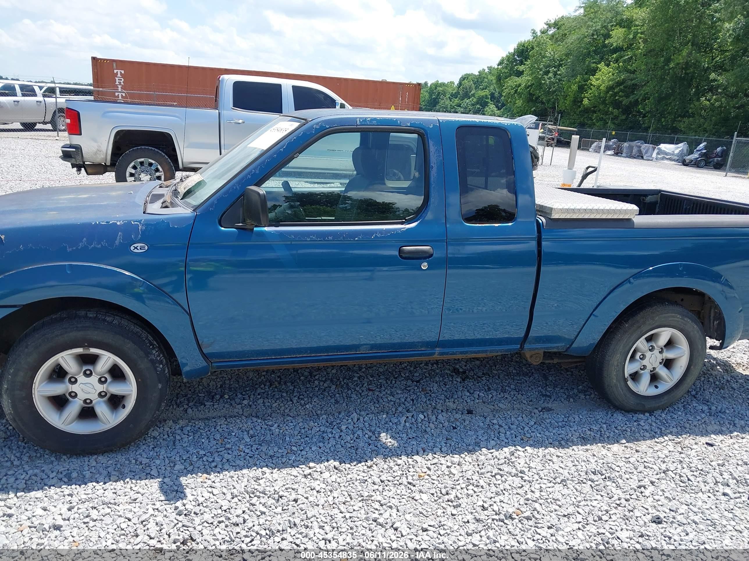 2003 Nissan Frontier Xe Blue vin: 1N6DD26T73C430725