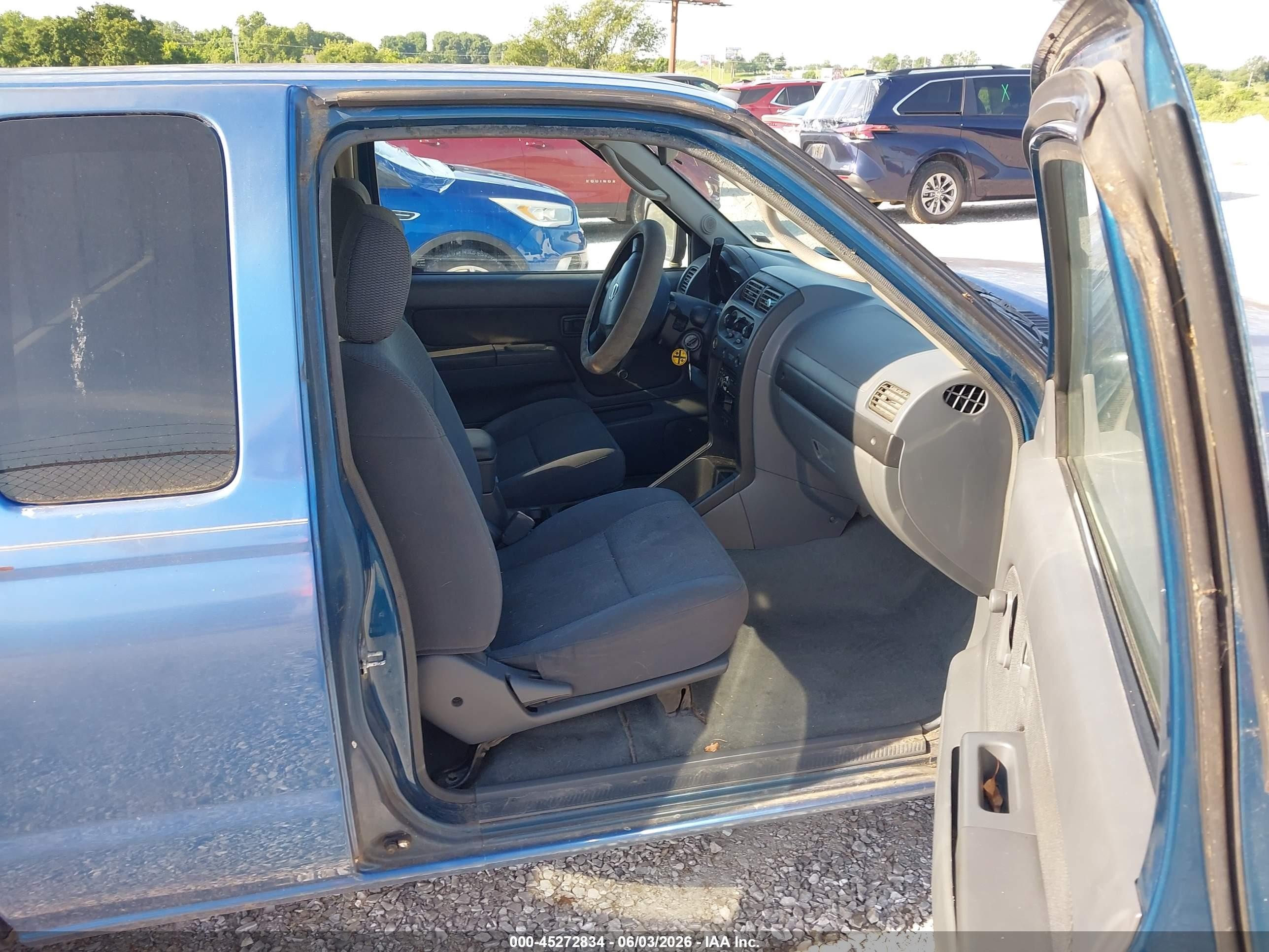 2003 Nissan Frontier Xe Синий vin: 1N6DD26T73C442065