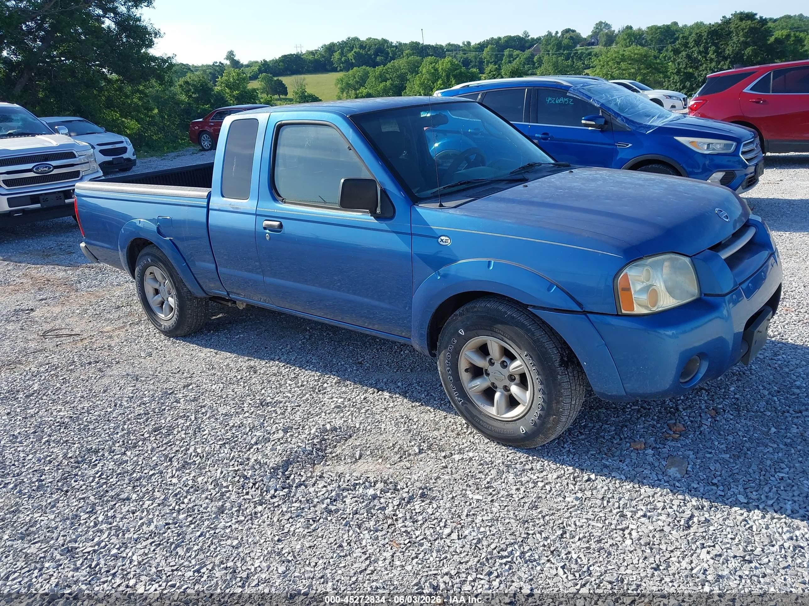 2003 Nissan Frontier Xe Blue vin: 1N6DD26T73C442065