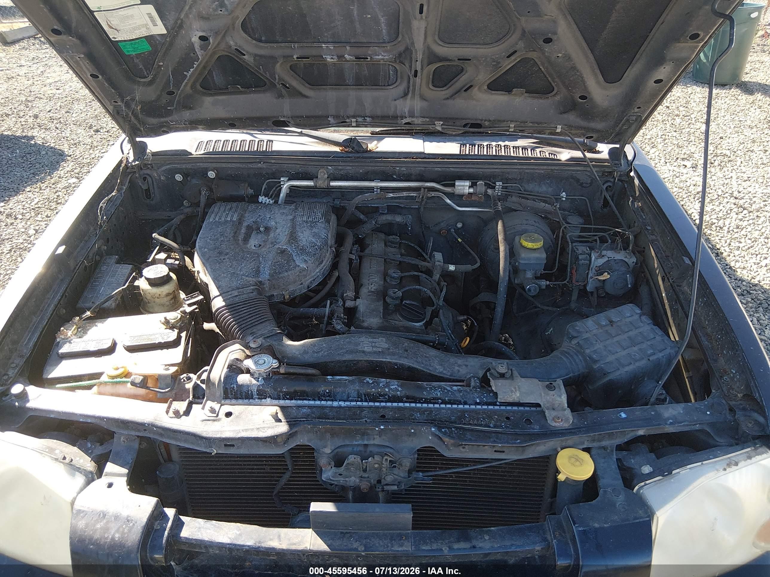 2003 Nissan Frontier Xe Черный vin: 1N6DD26T73C444964