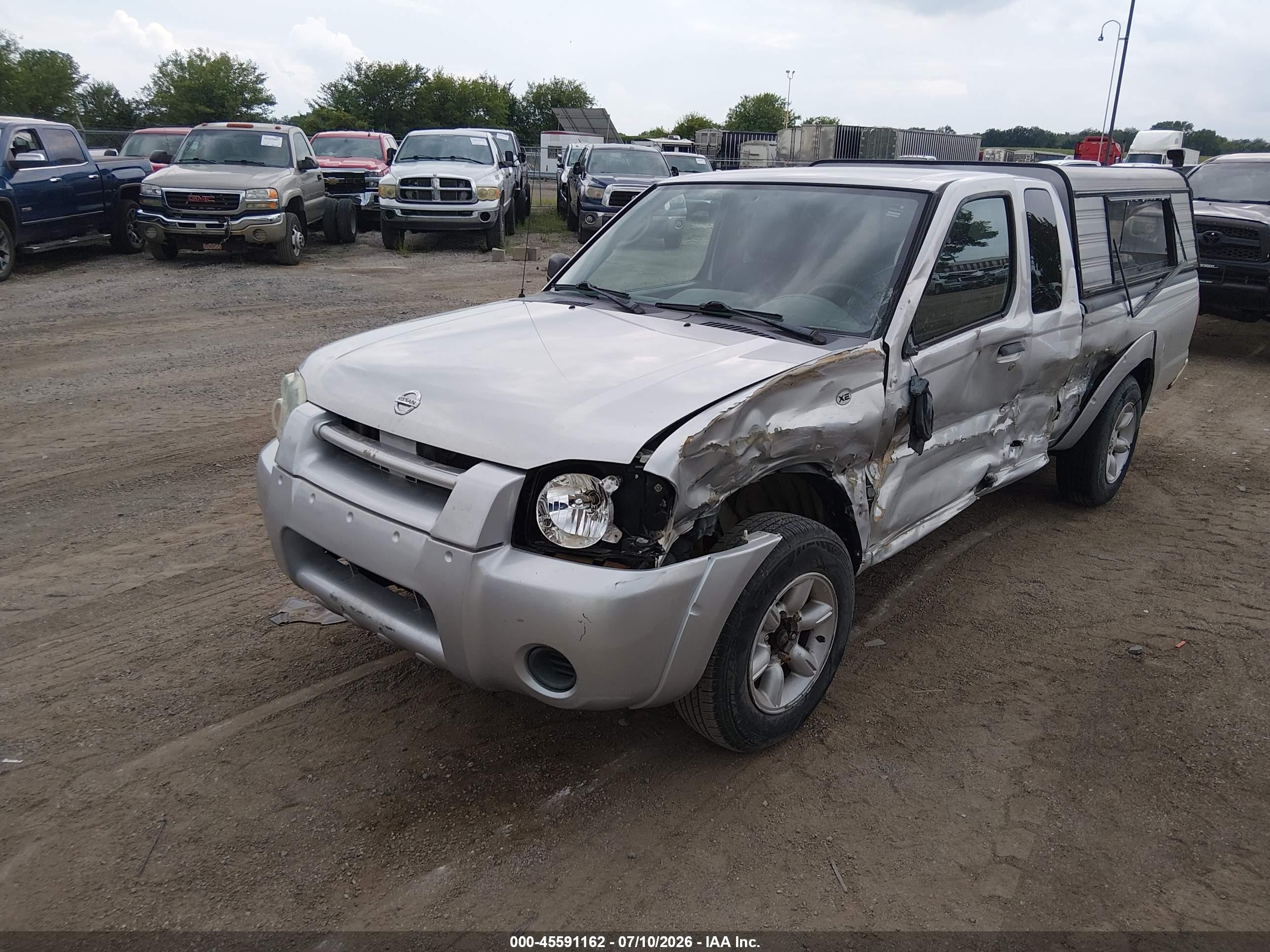 2004 Nissan Frontier Xe Gray vin: 1N6DD26T74C450149