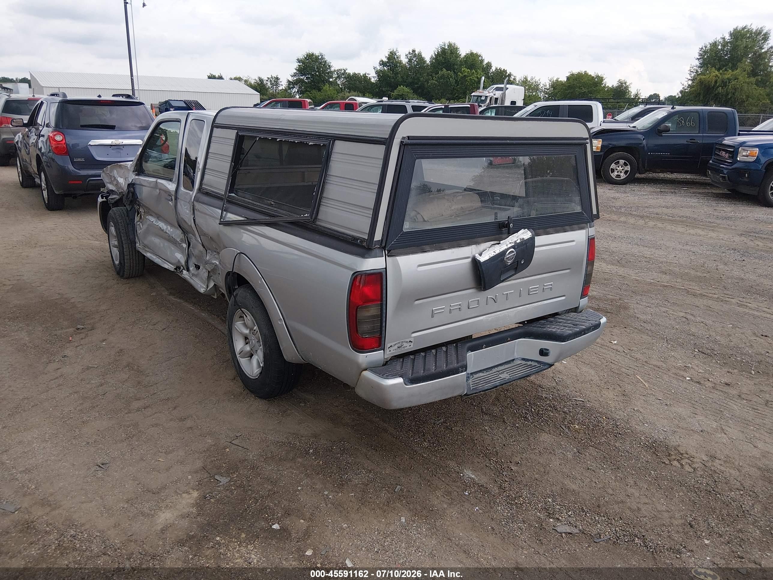 2004 Nissan Frontier Xe Gray vin: 1N6DD26T74C450149