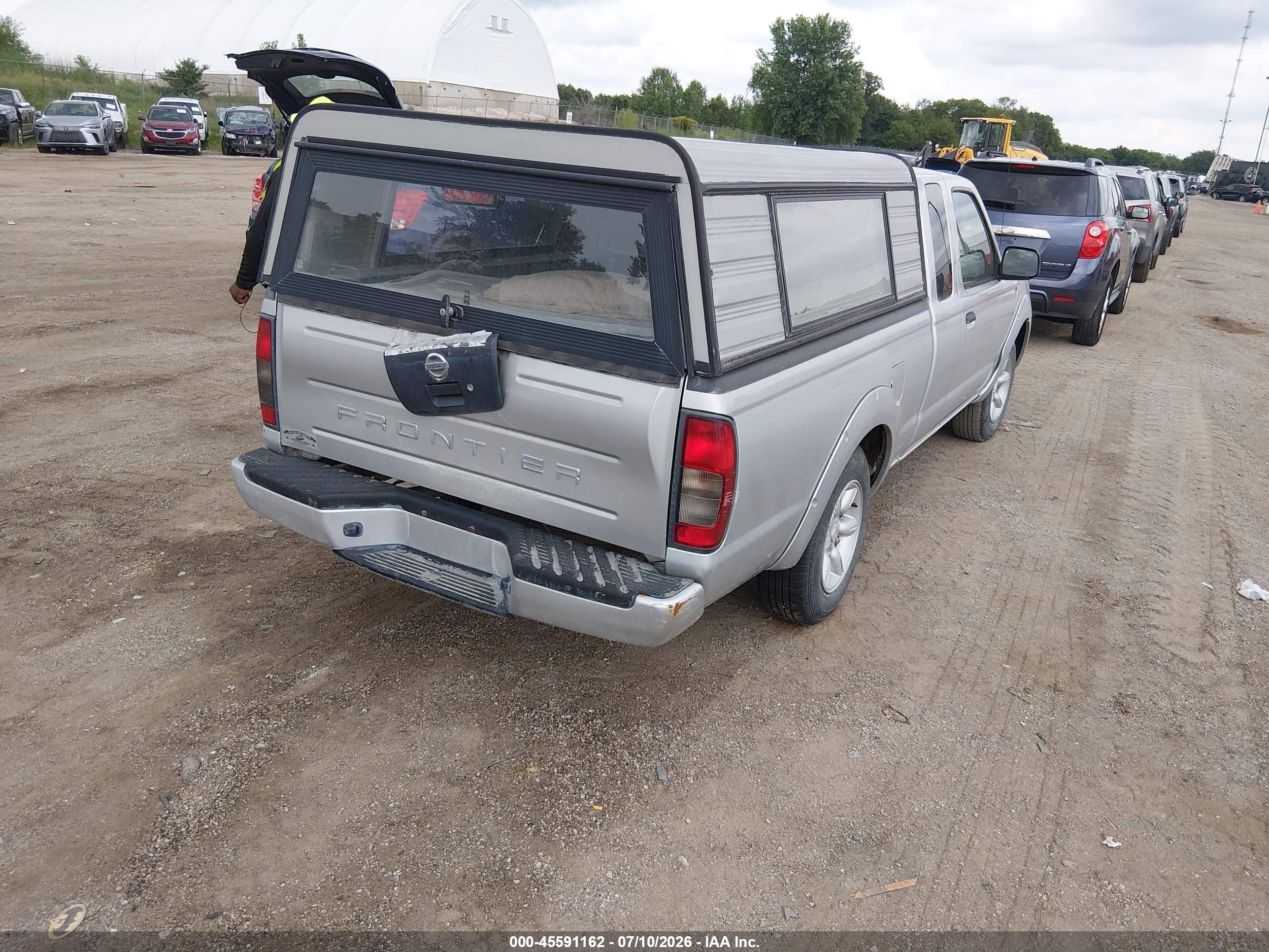 2004 Nissan Frontier Xe Gray vin: 1N6DD26T74C450149