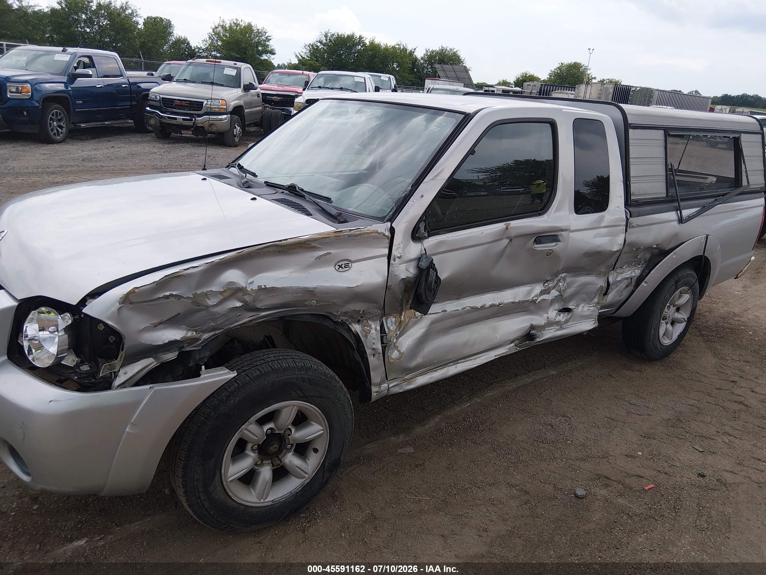 2004 Nissan Frontier Xe Gray vin: 1N6DD26T74C450149
