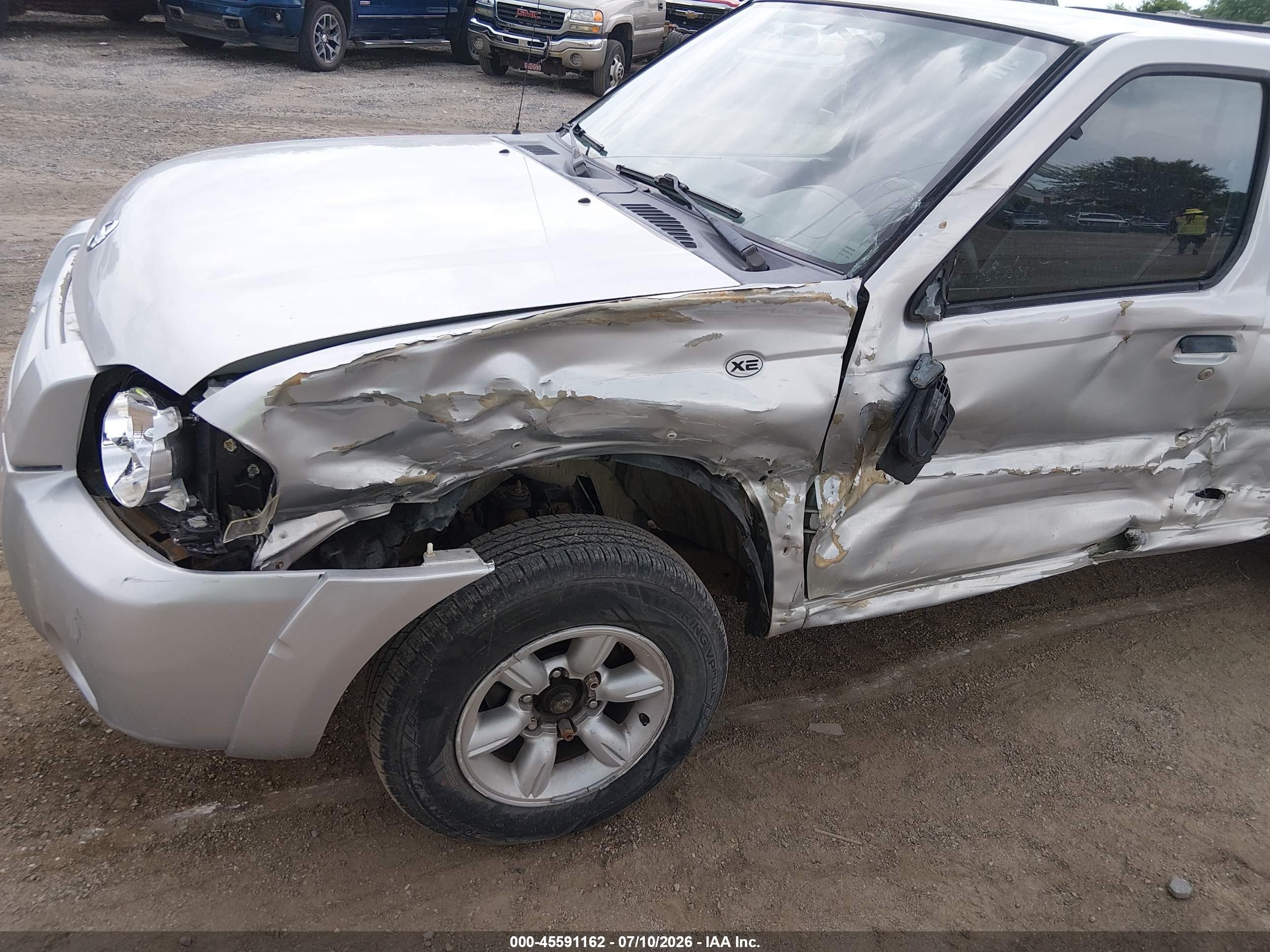 2004 Nissan Frontier Xe Gray vin: 1N6DD26T74C450149