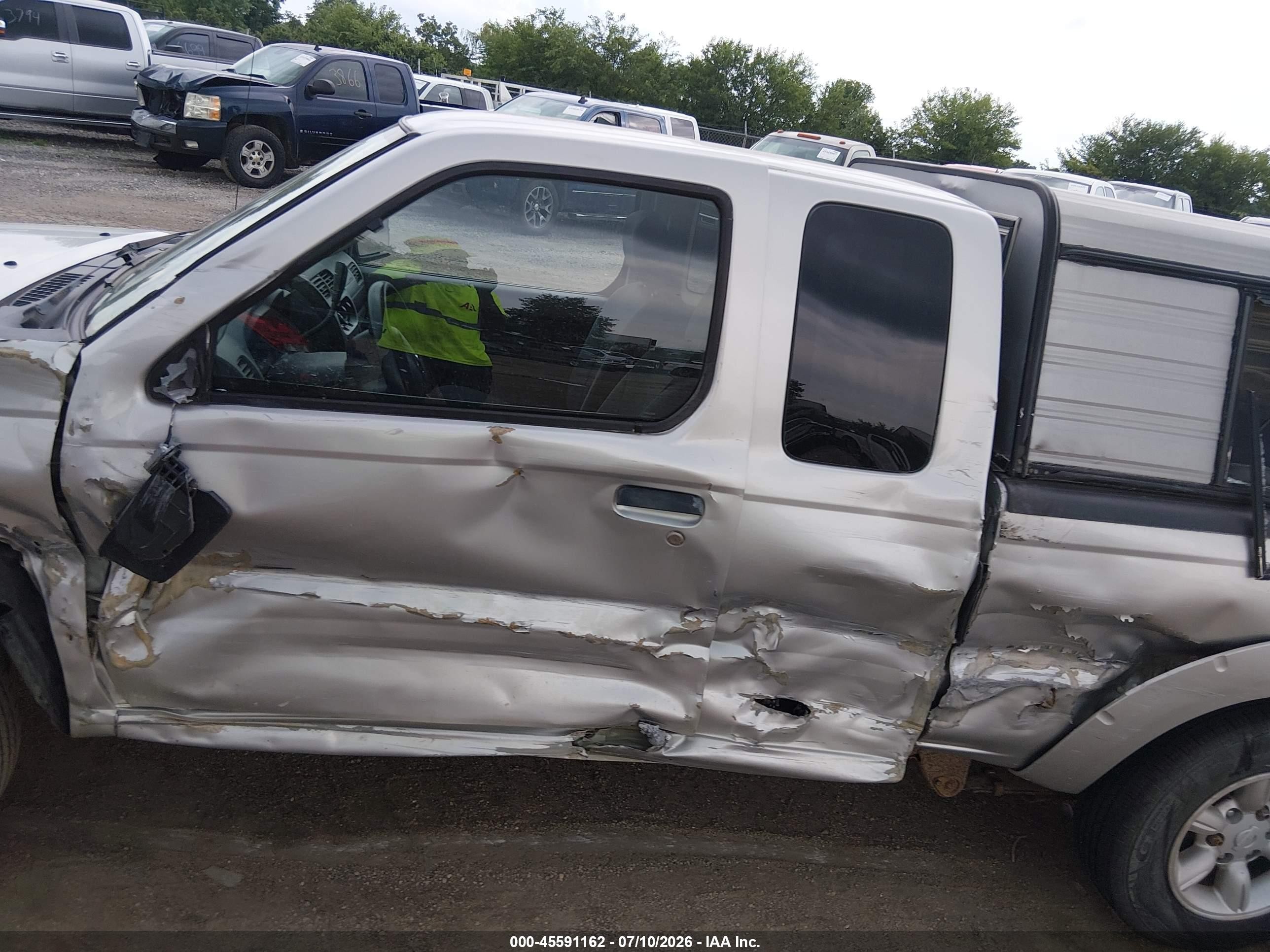 2004 Nissan Frontier Xe Gray vin: 1N6DD26T74C450149