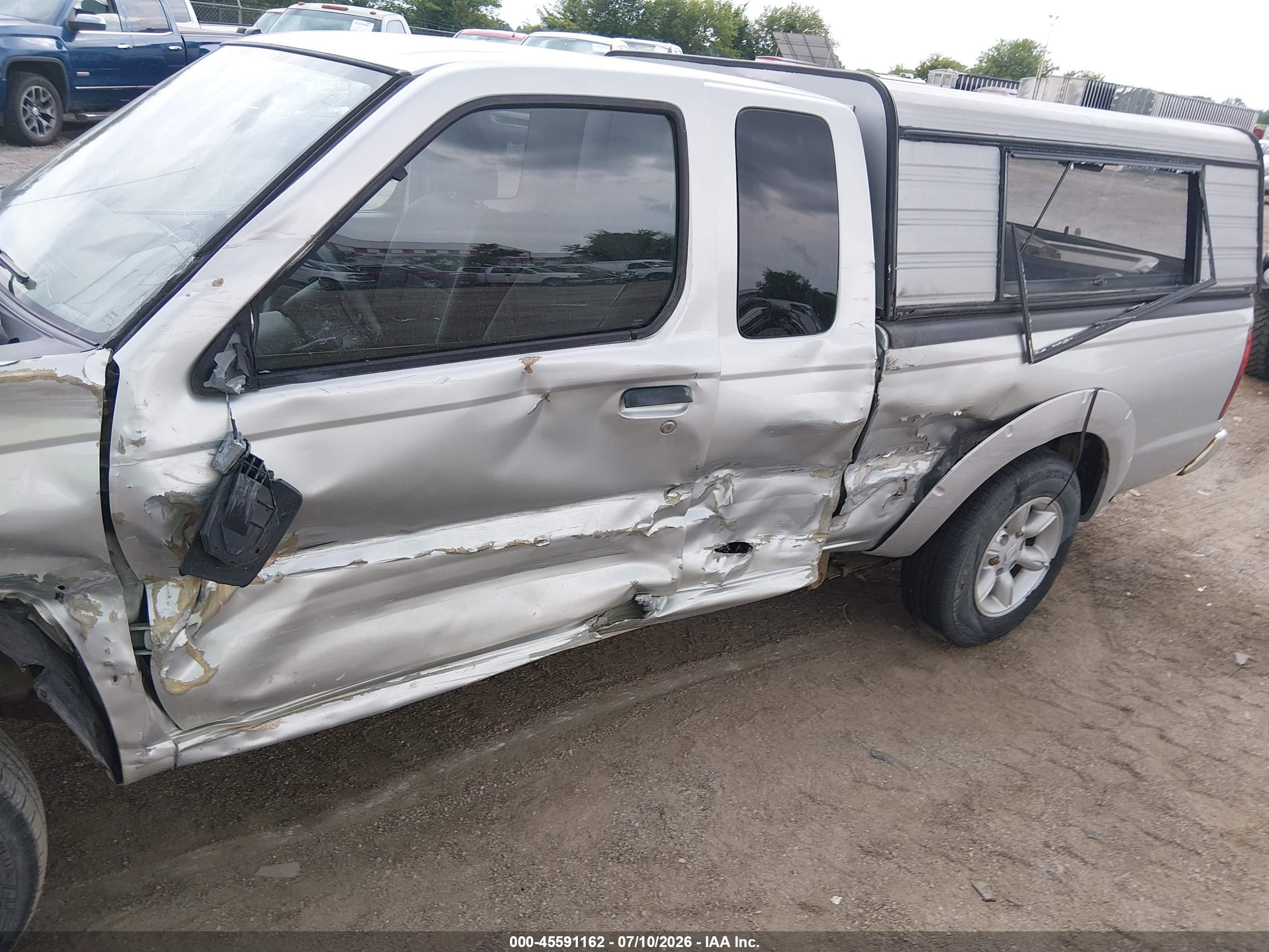 2004 Nissan Frontier Xe Gray vin: 1N6DD26T74C450149