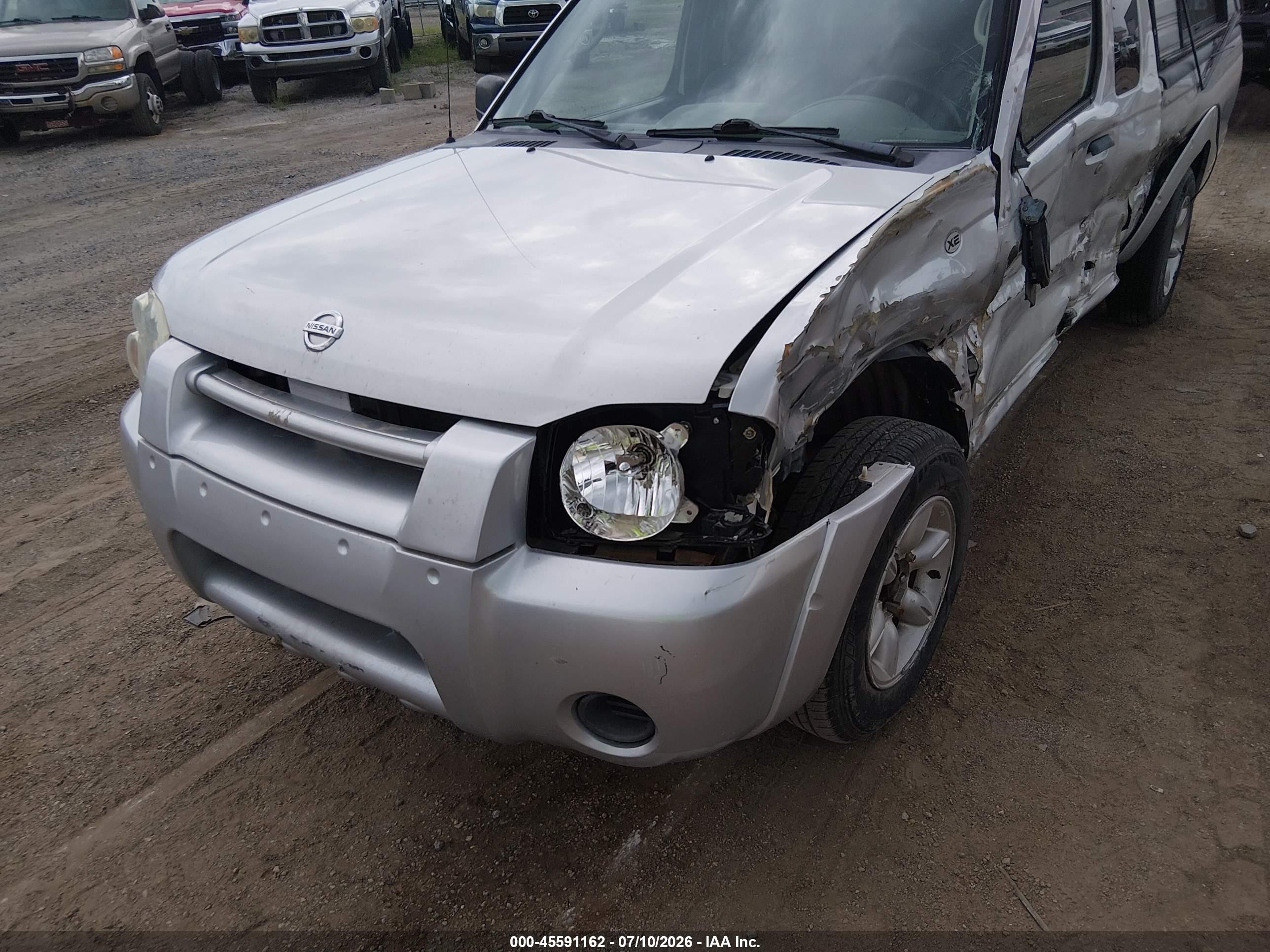 2004 Nissan Frontier Xe Gray vin: 1N6DD26T74C450149