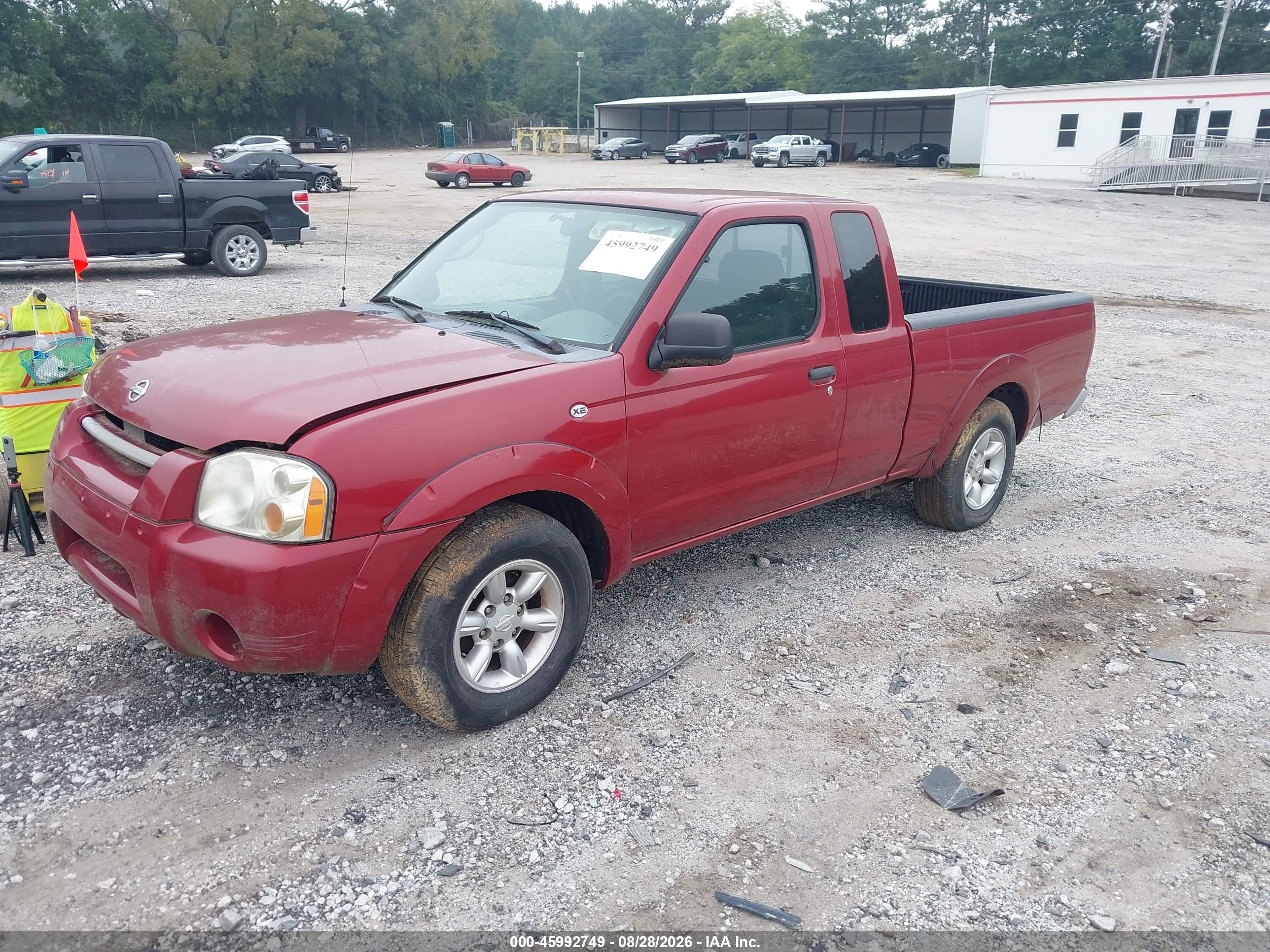 2004 Nissan Frontier Xe Красный vin: 1N6DD26T74C458042