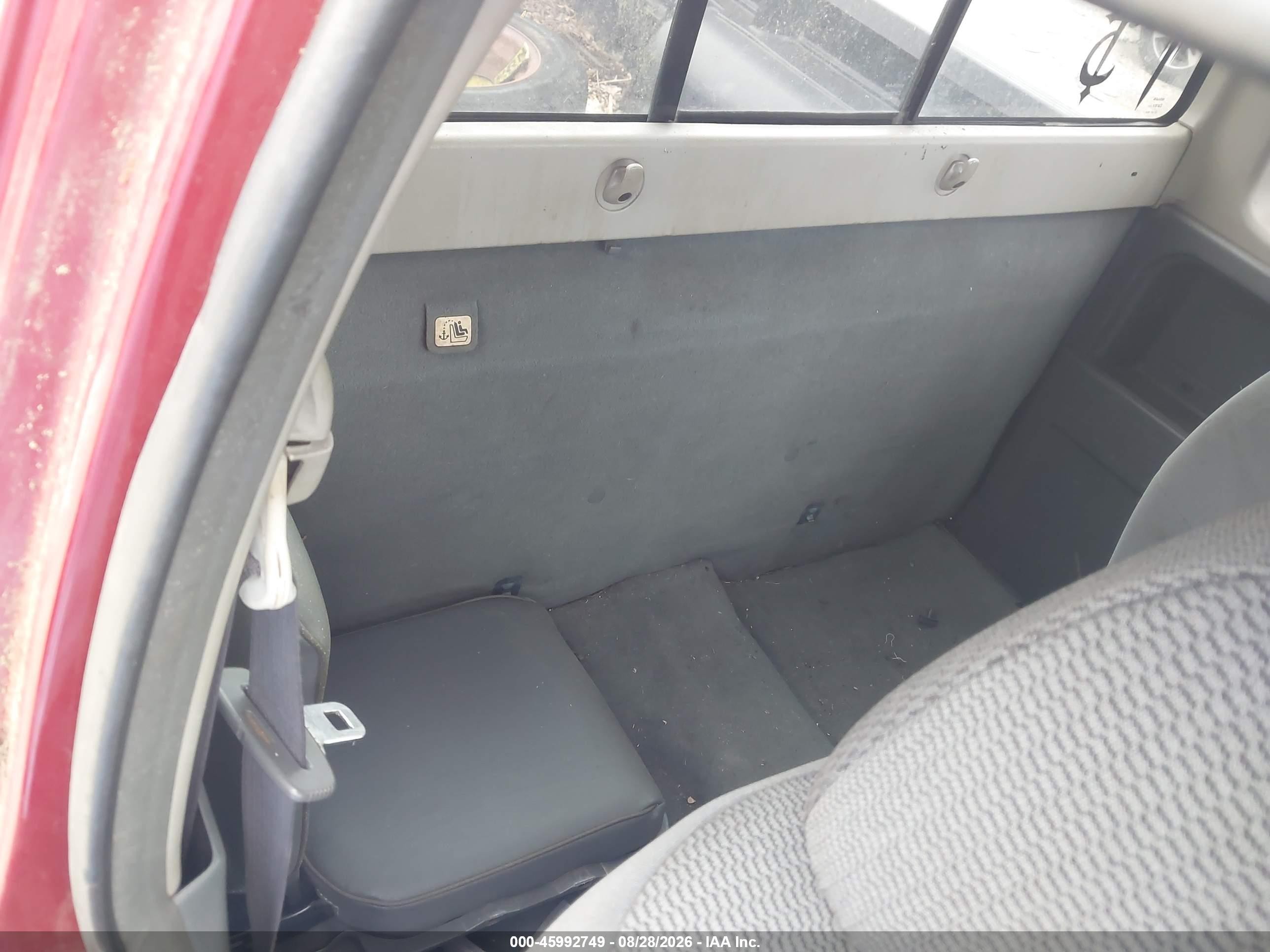 2004 Nissan Frontier Xe Красный vin: 1N6DD26T74C458042