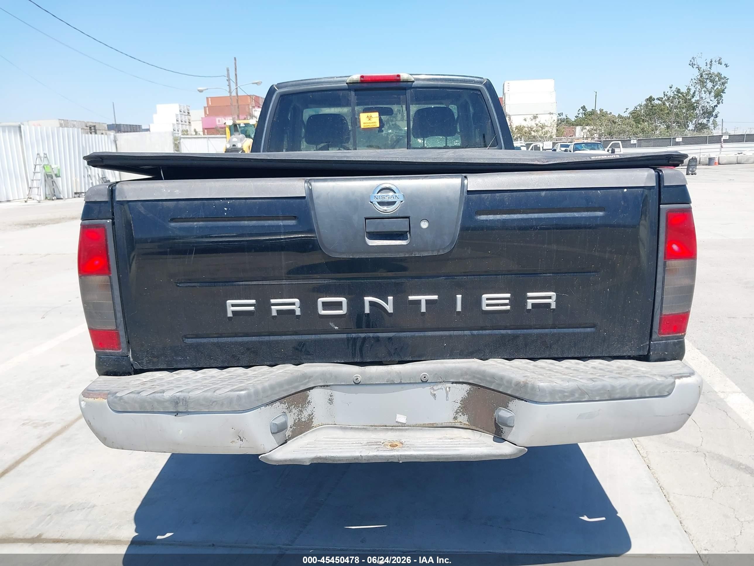 2003 Nissan Frontier Xe Black vin: 1N6DD26T83C461918
