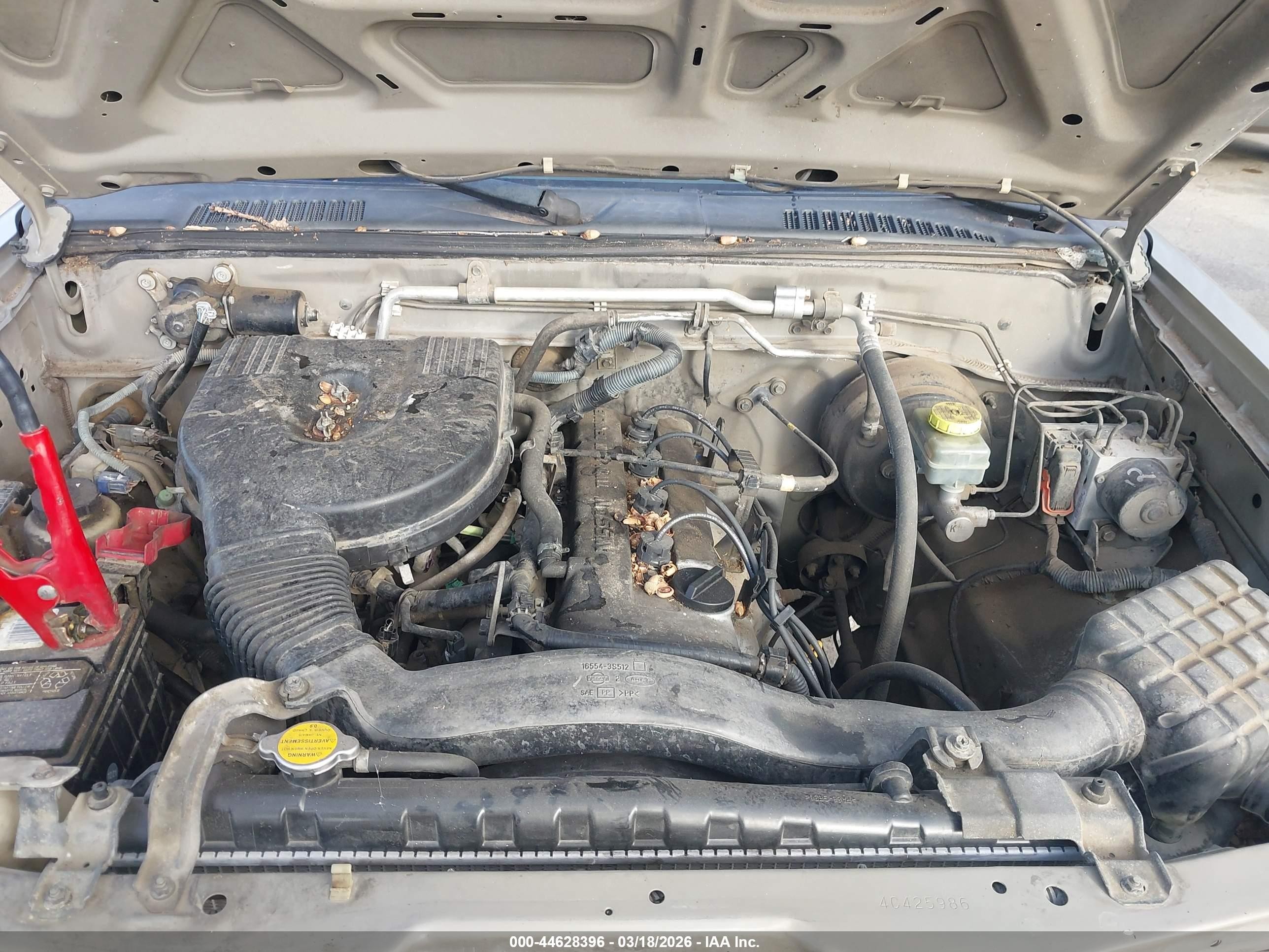2004 Nissan Frontier Xe Серый vin: 1N6DD26T84C425986