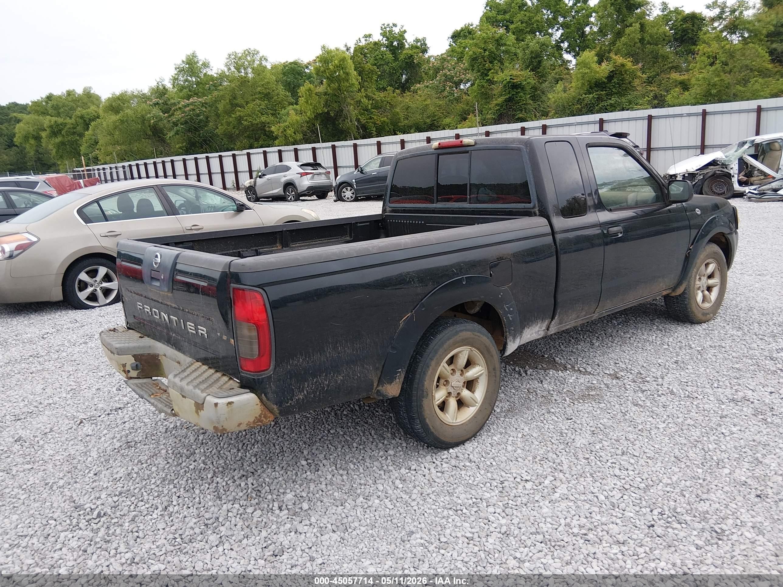 2004 Nissan Frontier Xe Black vin: 1N6DD26T84C439063