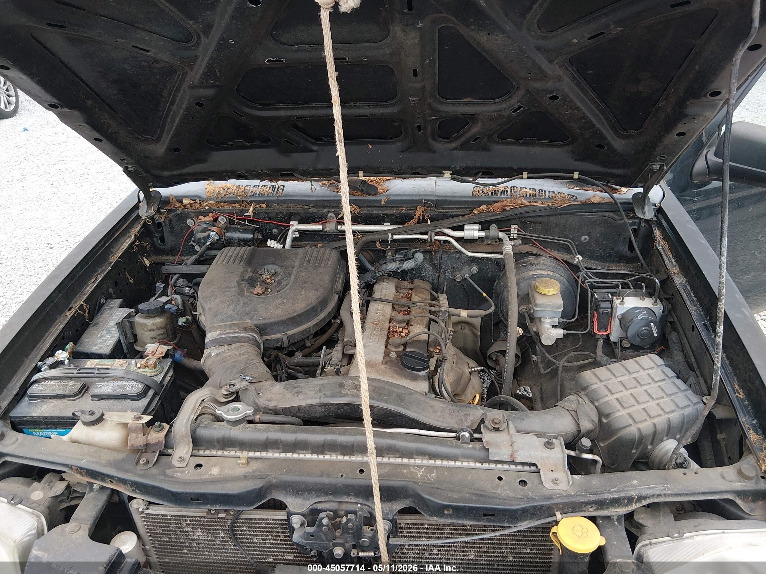 2004 Nissan Frontier Xe Black vin: 1N6DD26T84C439063