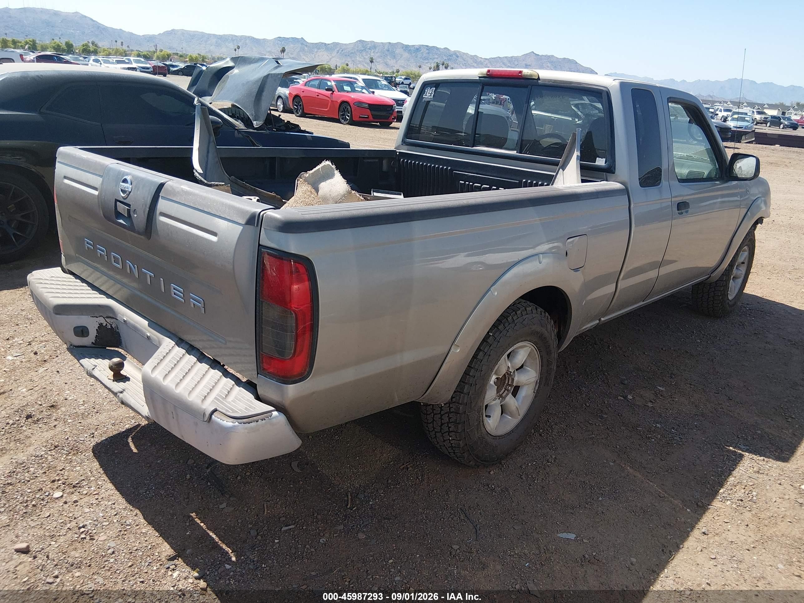 2004 Nissan Frontier Xe Серебряный vin: 1N6DD26T84C464867