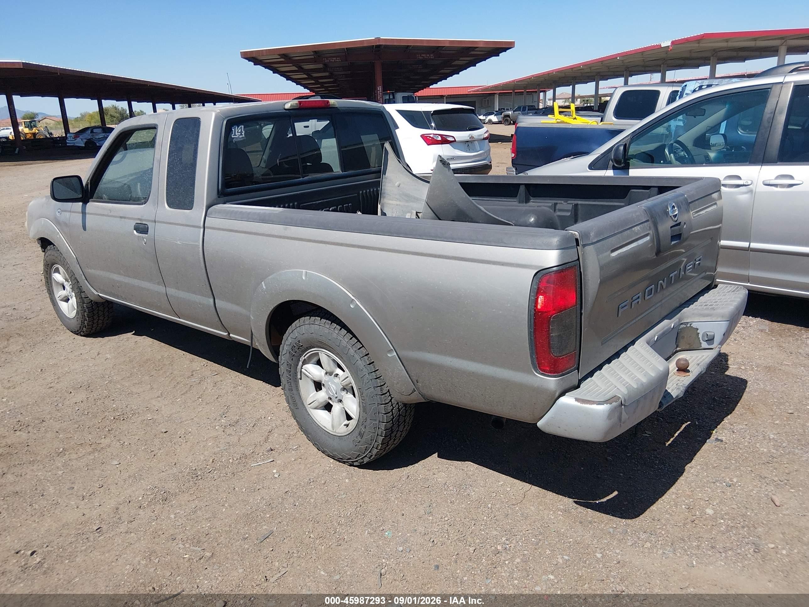 2004 Nissan Frontier Xe Серебряный vin: 1N6DD26T84C464867