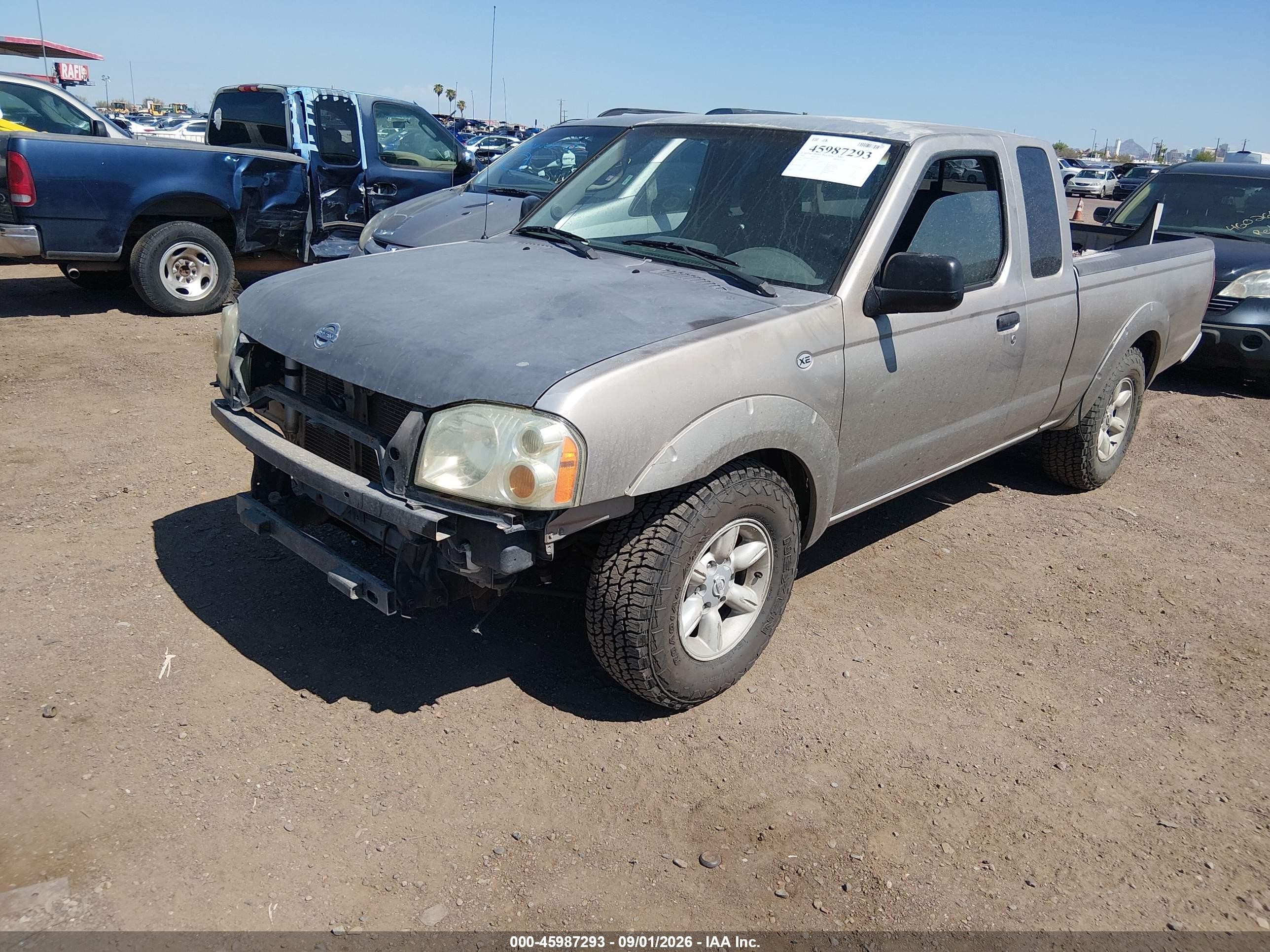 2004 Nissan Frontier Xe Серебряный vin: 1N6DD26T84C464867