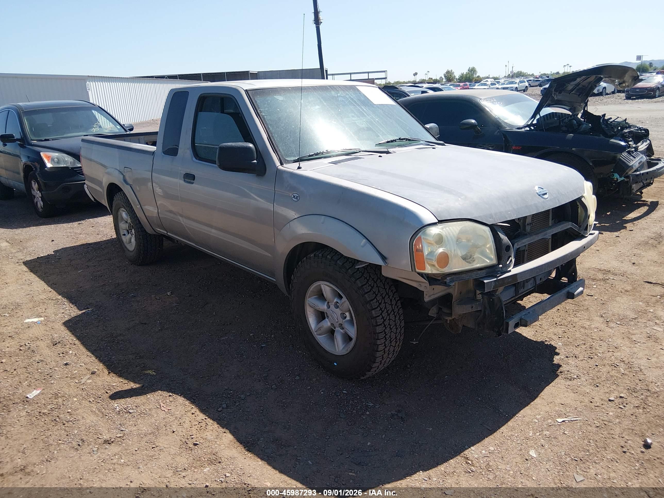 2004 Nissan Frontier Xe Silver vin: 1N6DD26T84C464867