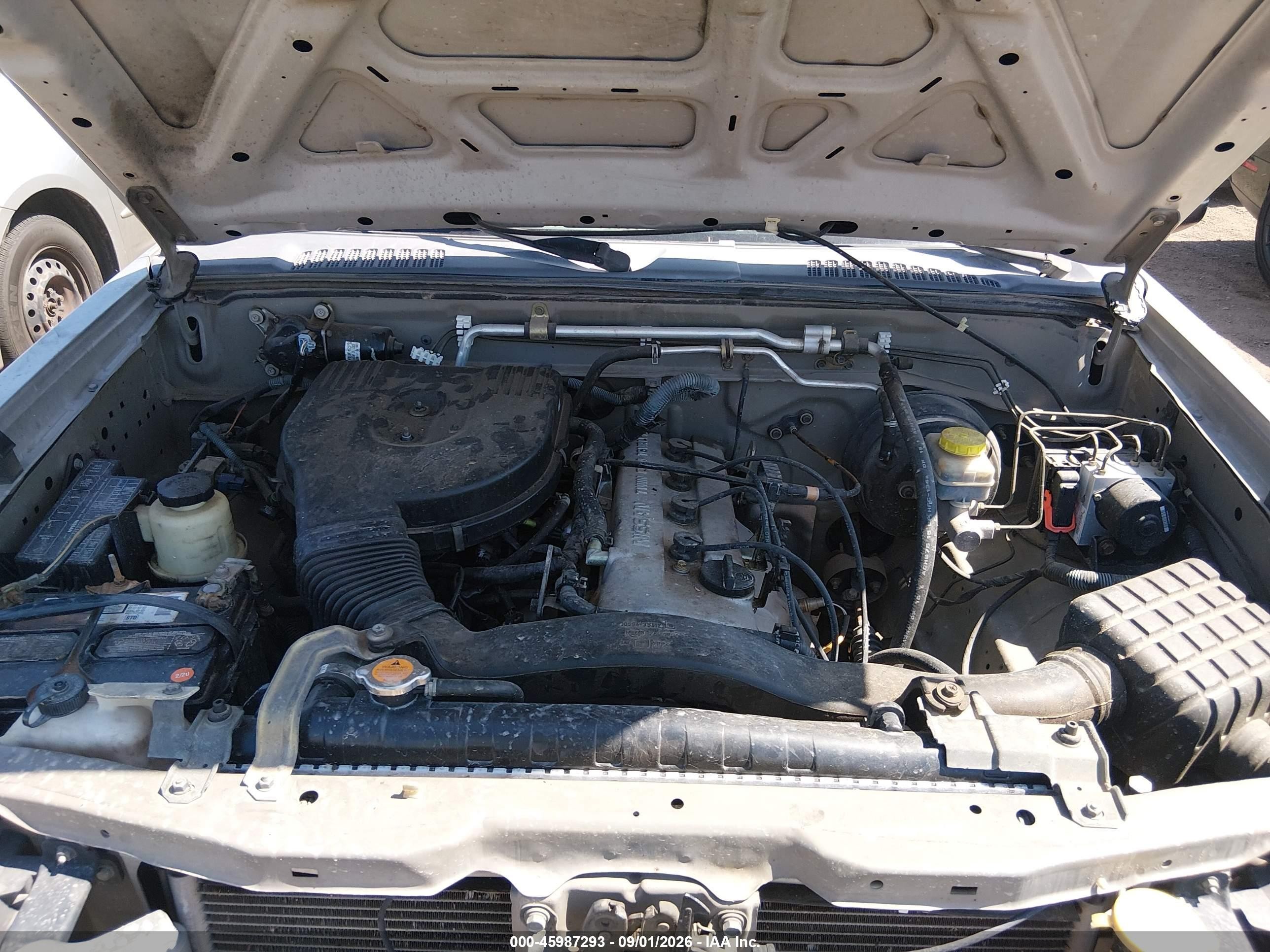 2004 Nissan Frontier Xe Серебряный vin: 1N6DD26T84C464867
