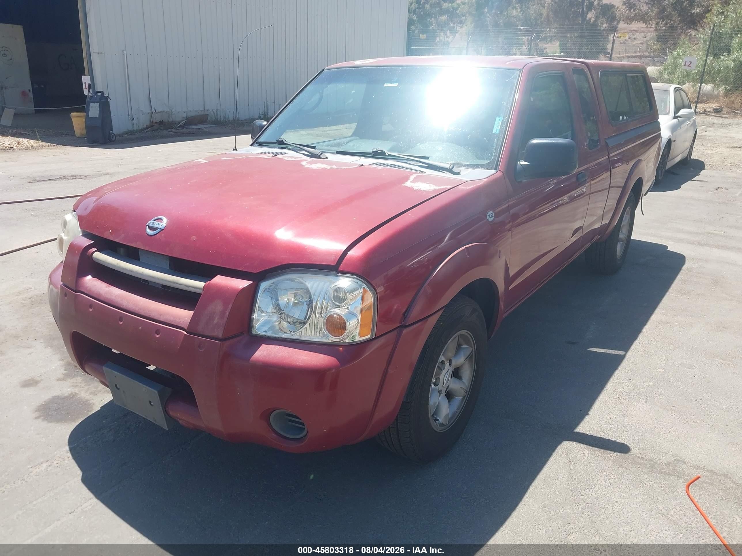 2004 Nissan Frontier Xe Red vin: 1N6DD26T84C469731