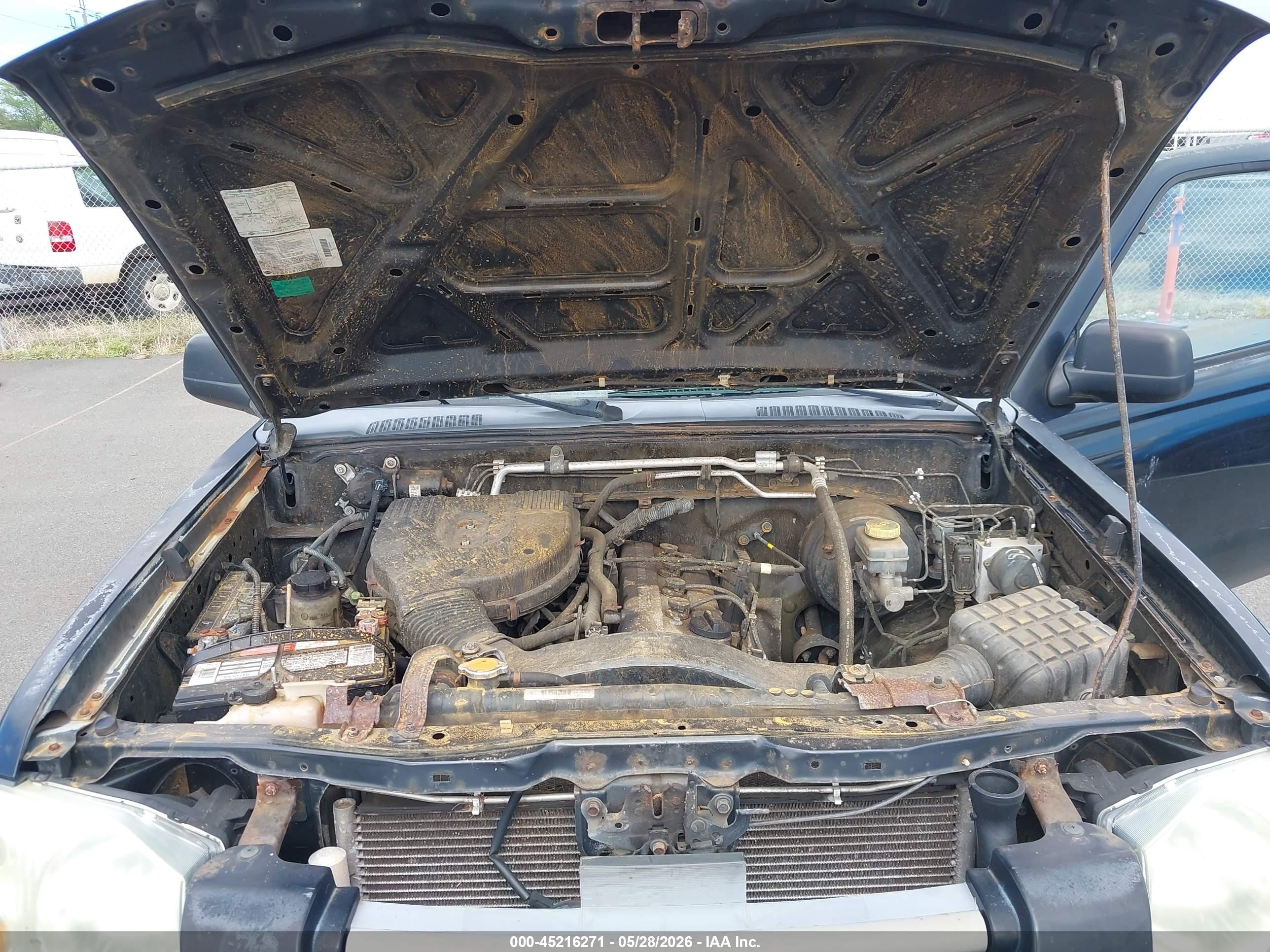 2004 Nissan Frontier Xe Черный vin: 1N6DD26T84C476176