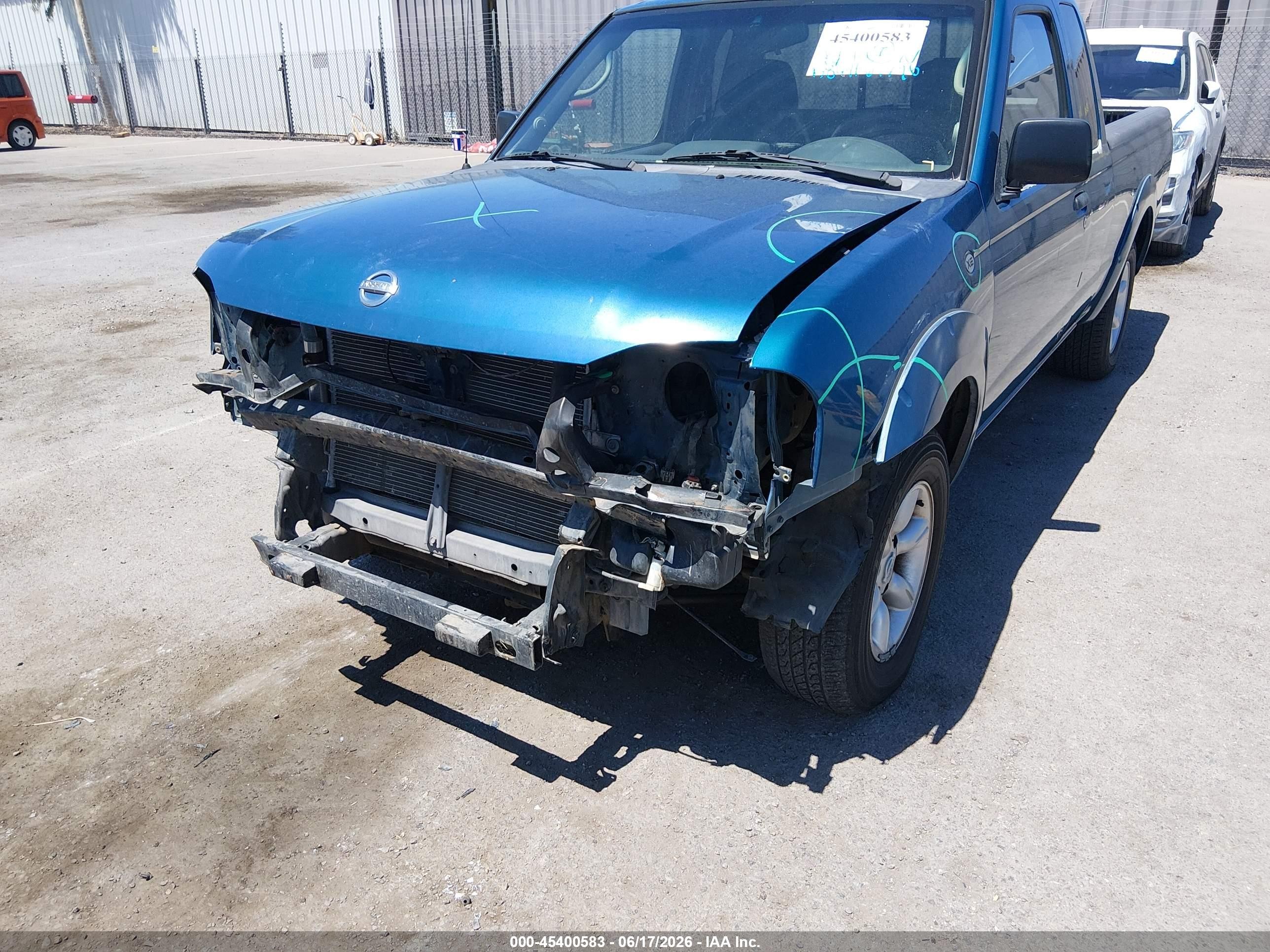 2003 Nissan Frontier Xe Синий vin: 1N6DD26T93C430712