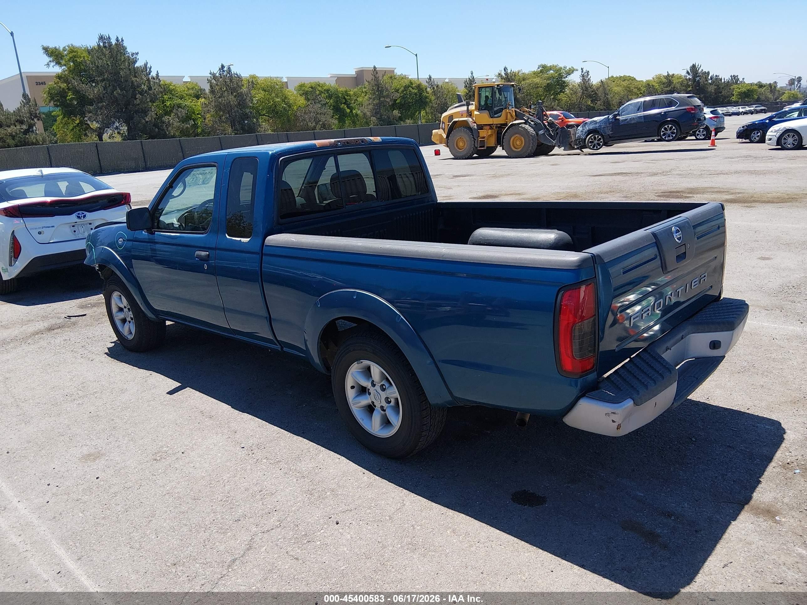 2003 Nissan Frontier Xe Синий vin: 1N6DD26T93C430712