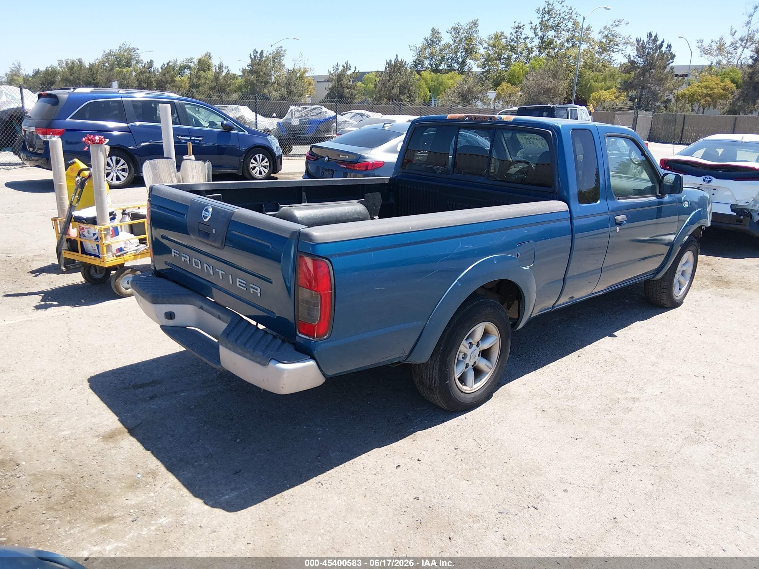 2003 Nissan Frontier Xe Синий vin: 1N6DD26T93C430712