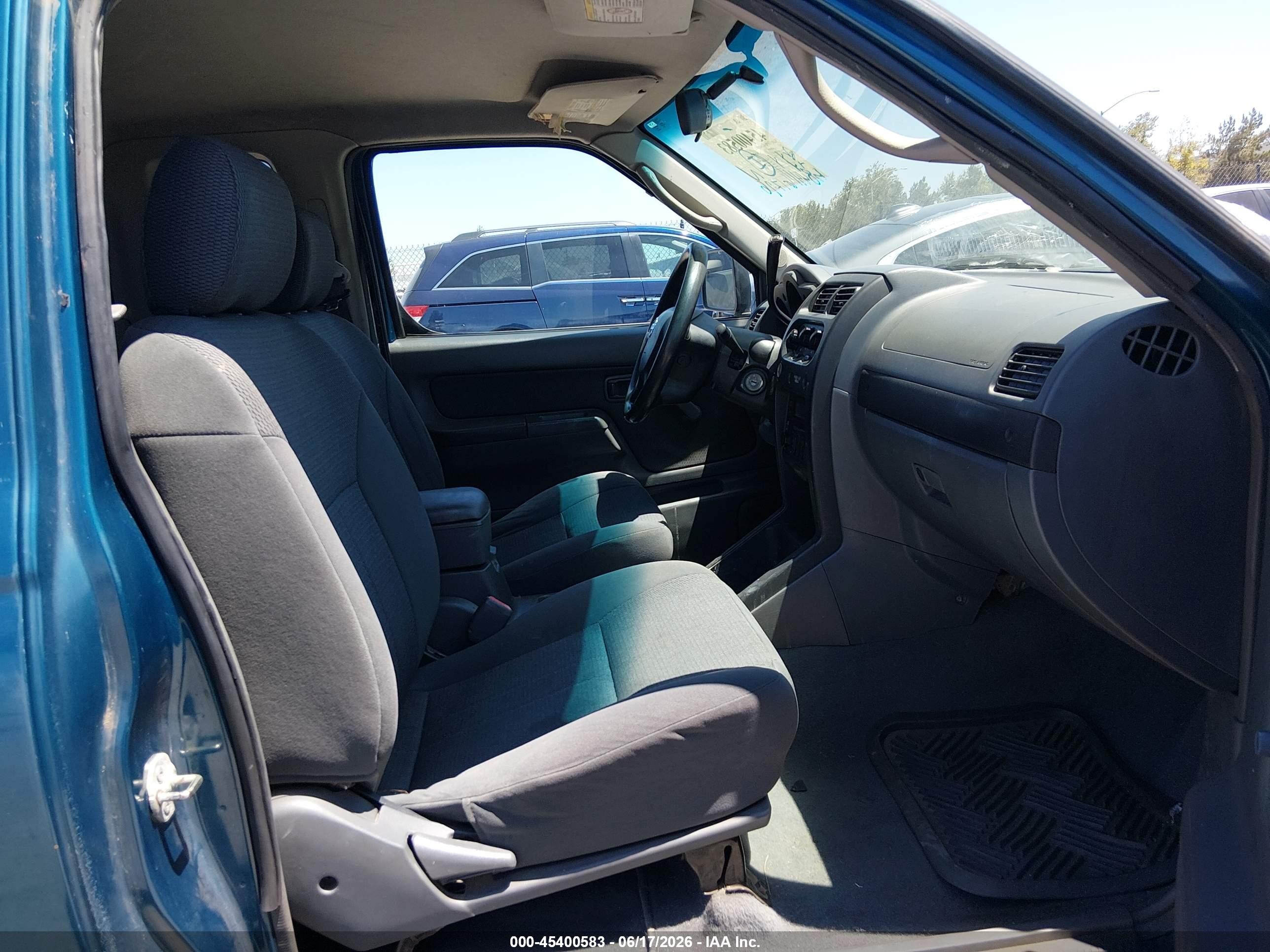2003 Nissan Frontier Xe Синий vin: 1N6DD26T93C430712