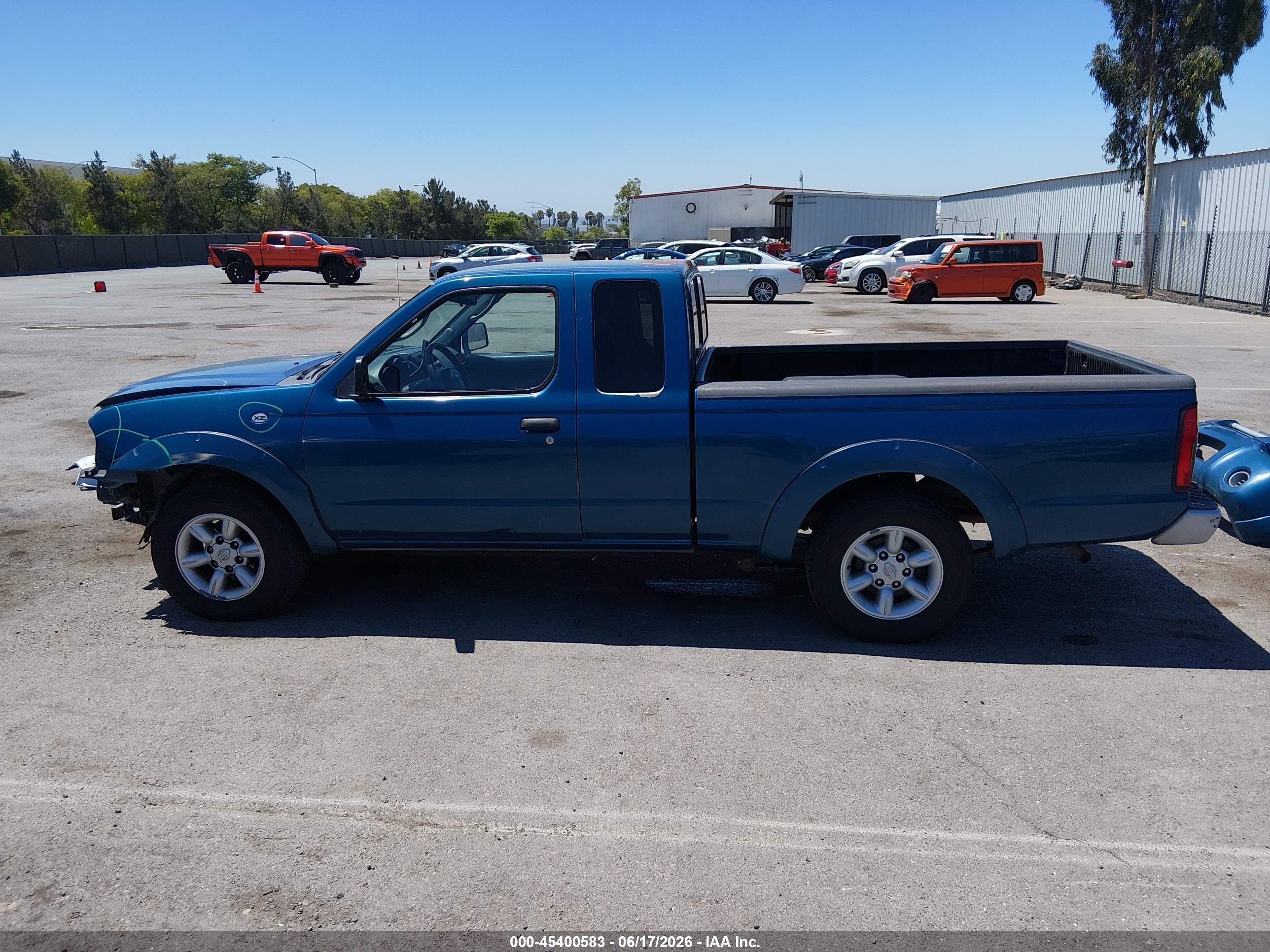 2003 Nissan Frontier Xe Синий vin: 1N6DD26T93C430712