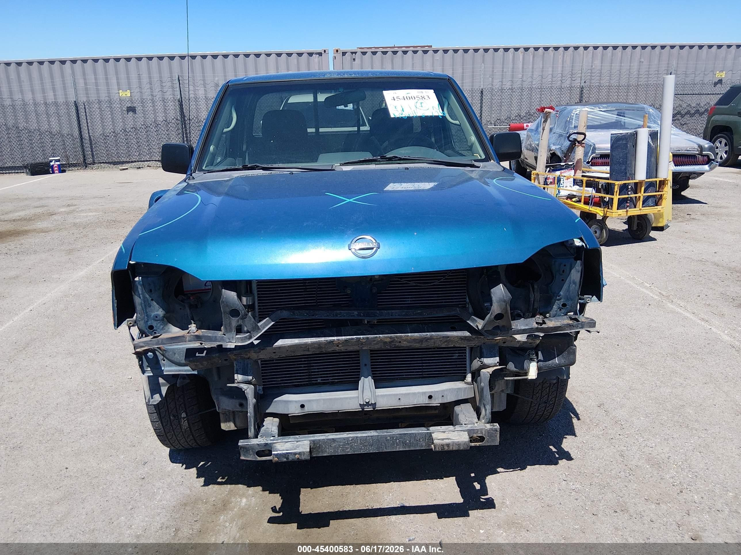 2003 Nissan Frontier Xe Синий vin: 1N6DD26T93C430712