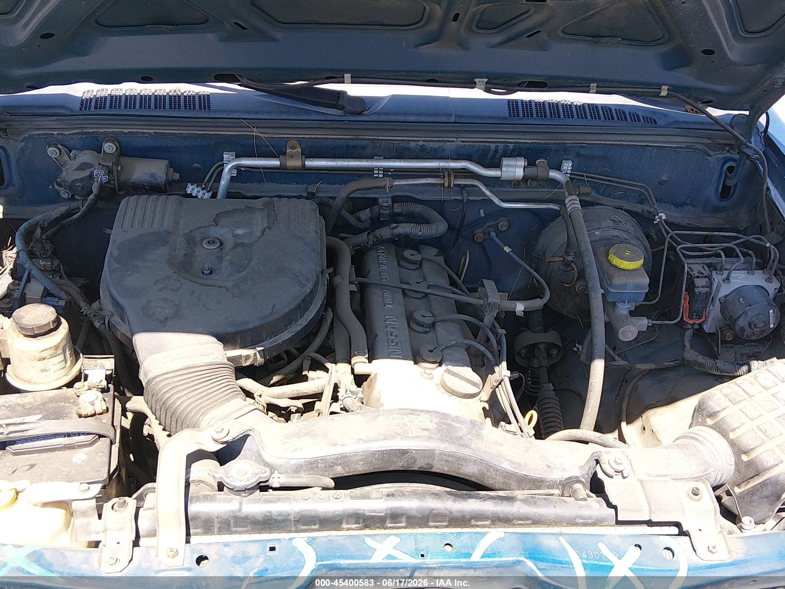 2003 Nissan Frontier Xe Синий vin: 1N6DD26T93C430712