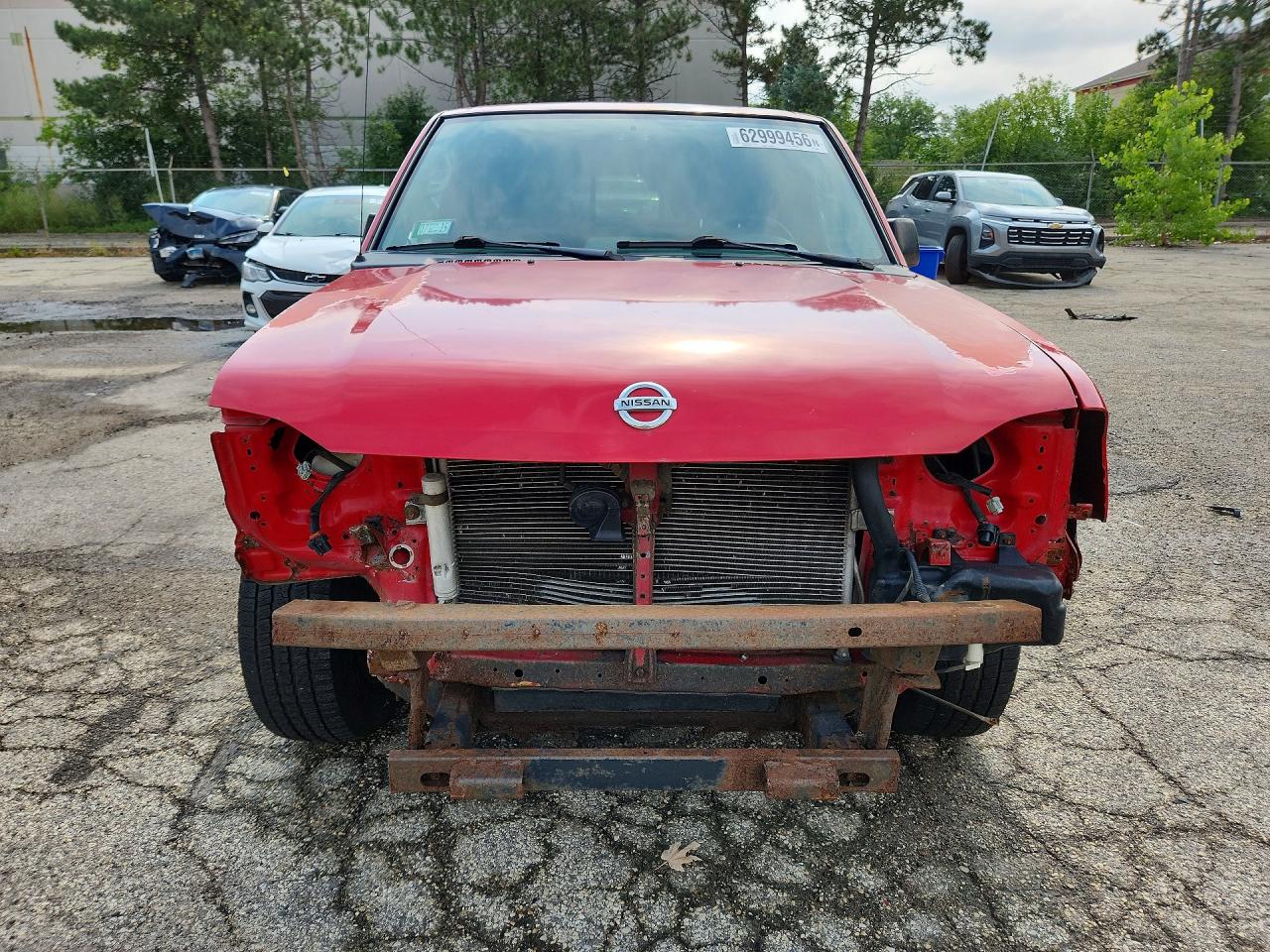 2003 Nissan Frontier Standard Red vin: 1N6DD26T93C453083