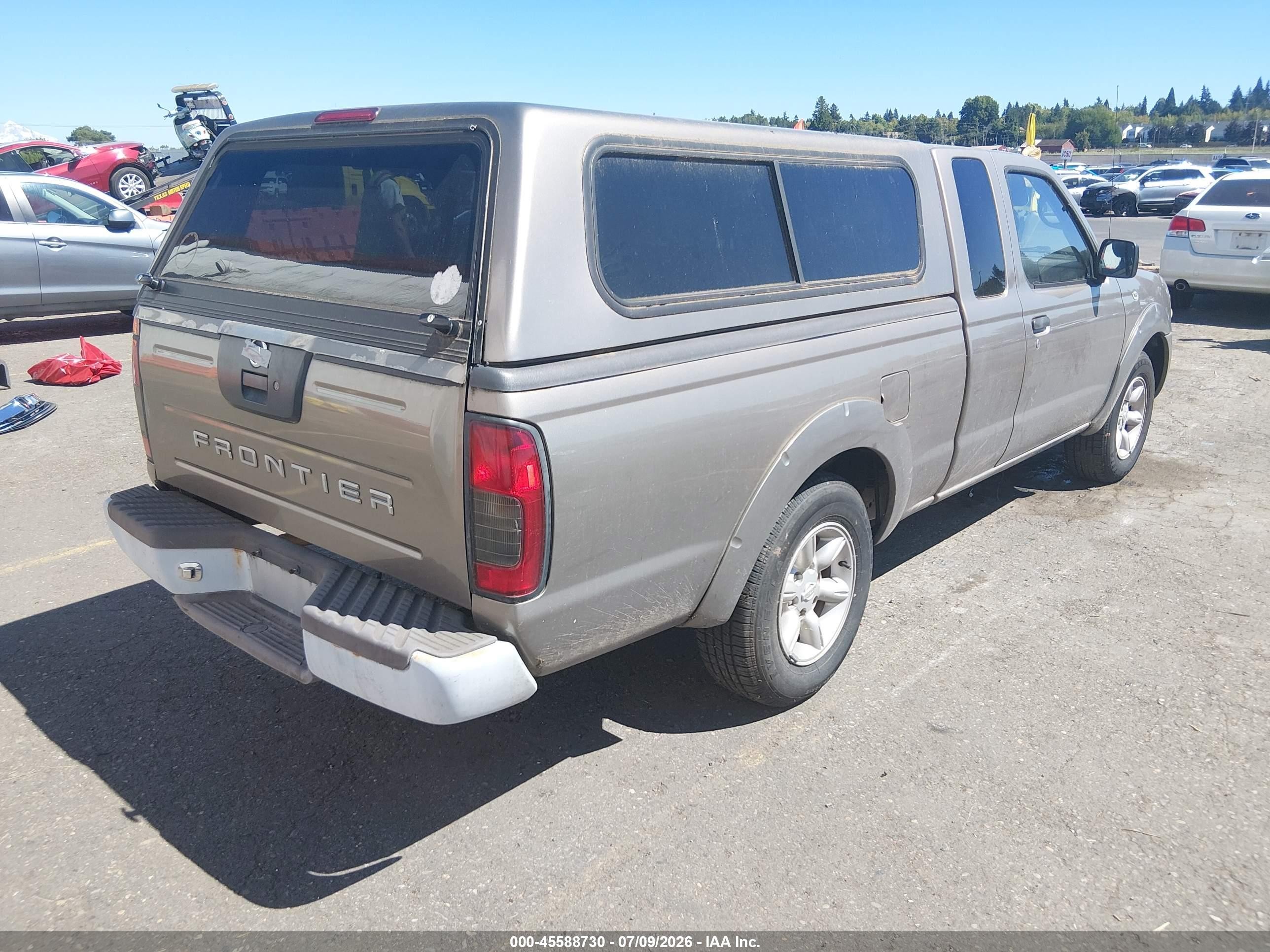 2003 Nissan Frontier Xe Серый vin: 1N6DD26T93C460258