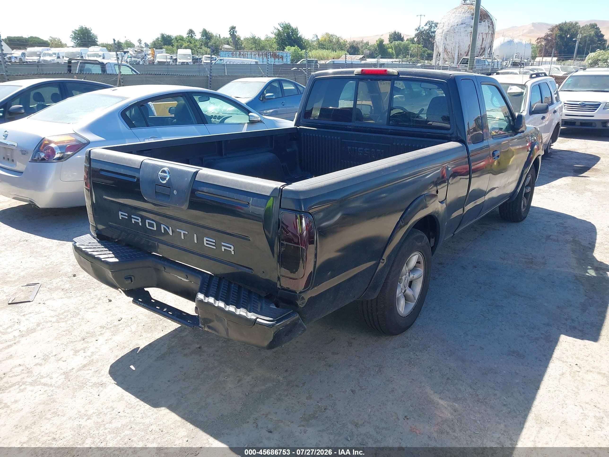 2004 Nissan Frontier Xe Black vin: 1N6DD26T94C426774