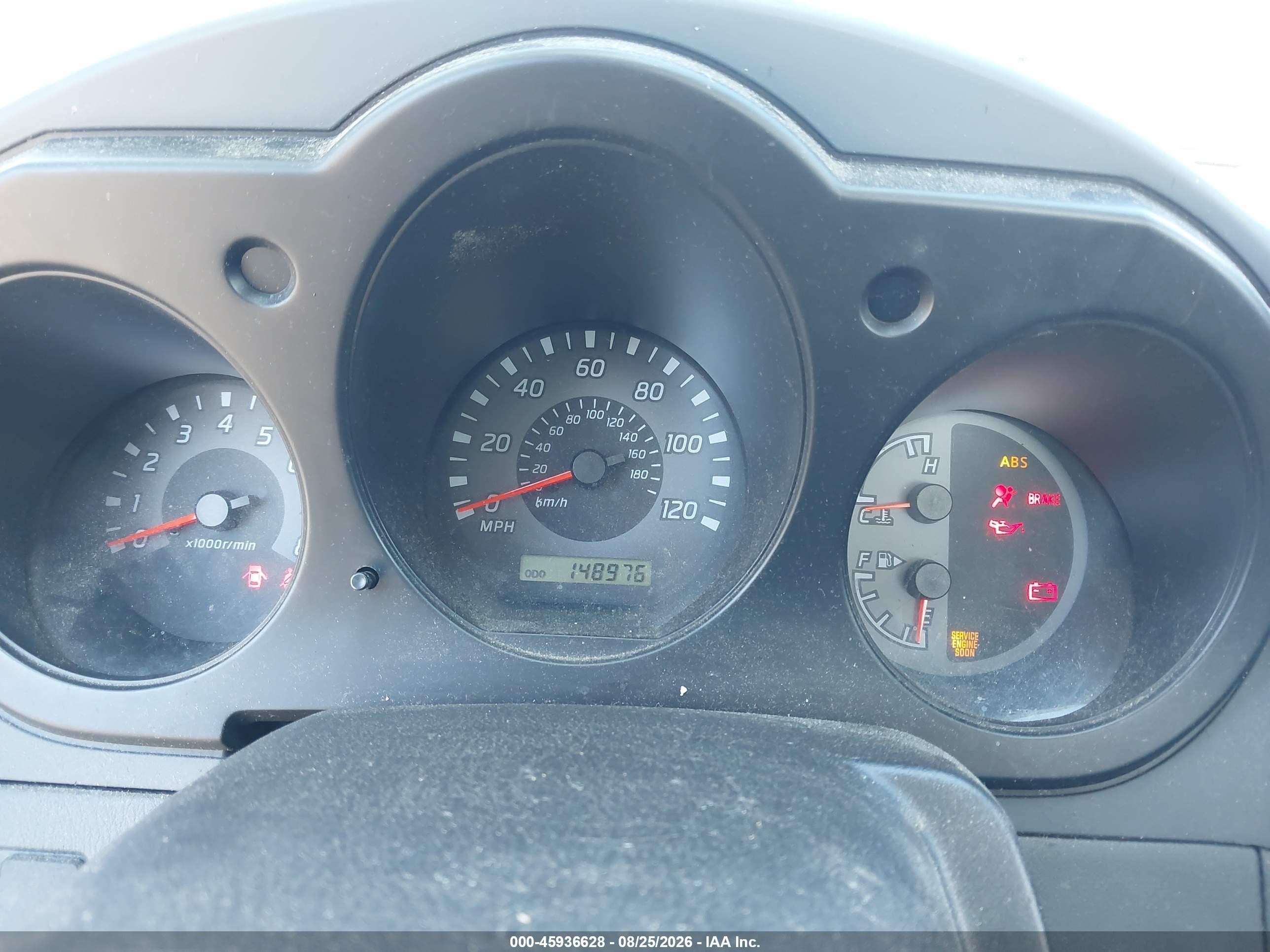 2003 Nissan Frontier Standard Silver vin: 1N6DD26TX3C449785