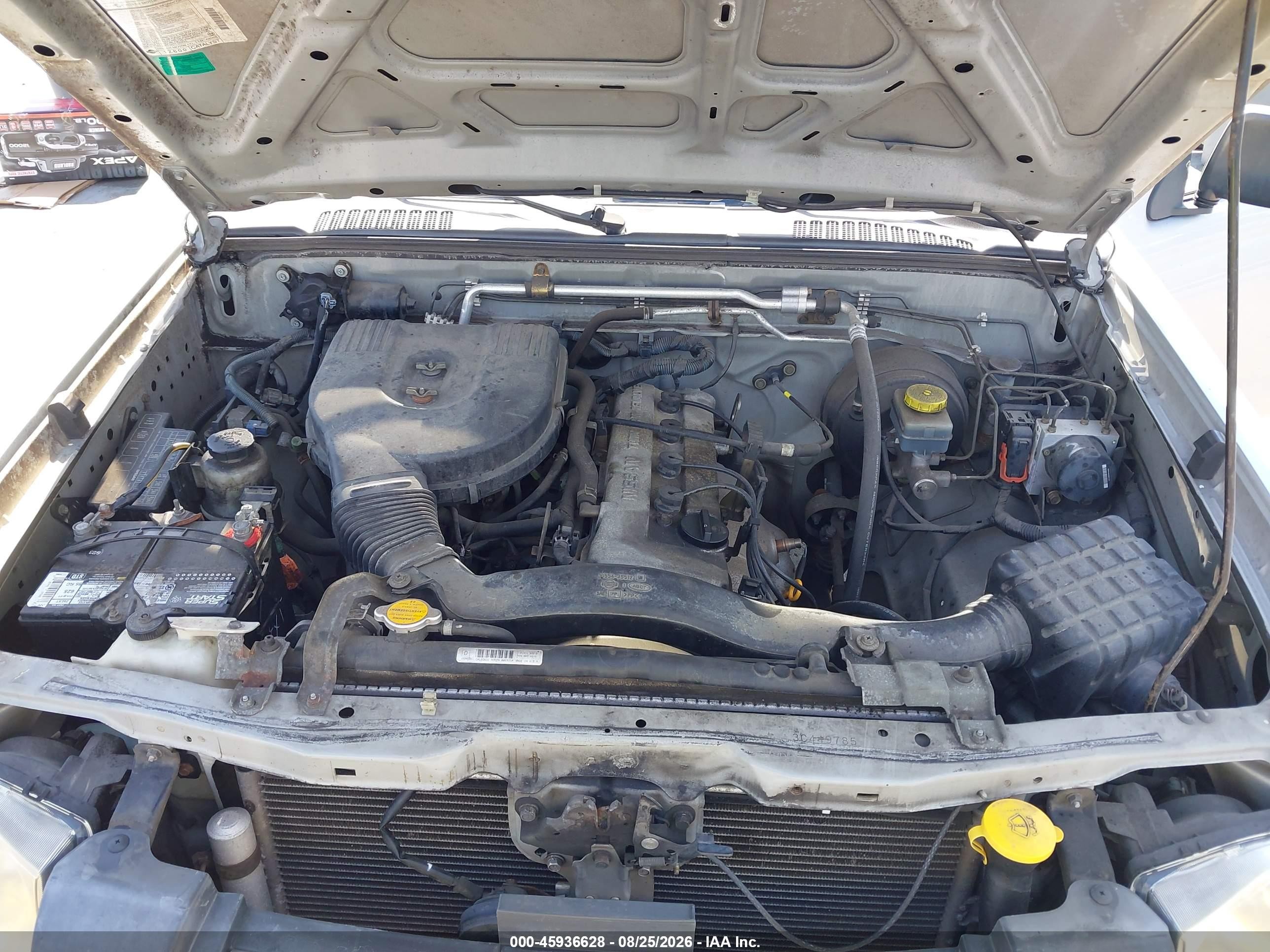 2003 Nissan Frontier Standard Silver vin: 1N6DD26TX3C449785