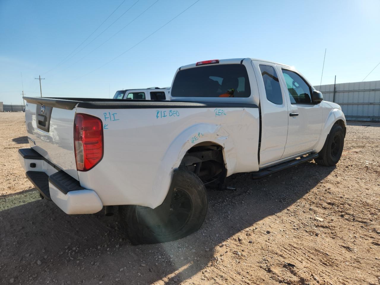 2020 Nissan Frontier S White vin: 1N6ED0CE1LN708182