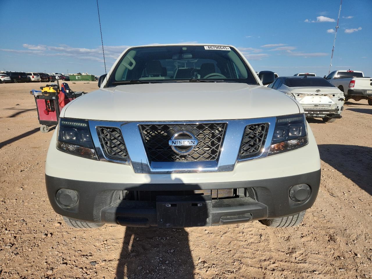 2020 Nissan Frontier S White vin: 1N6ED0CE1LN708182